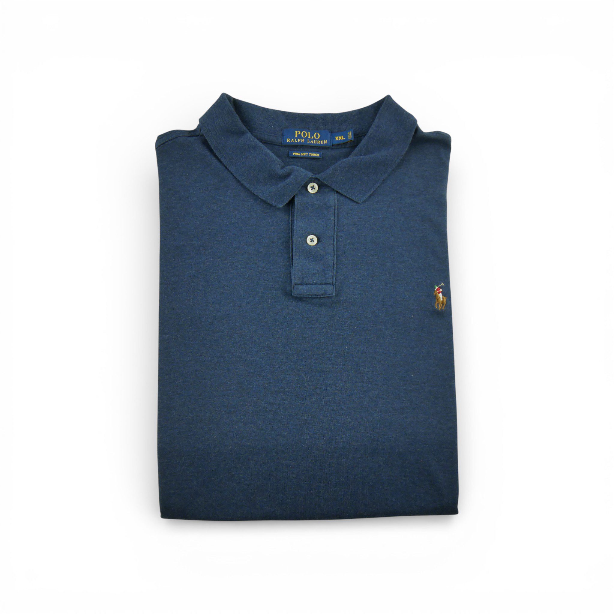 Polo manches courtes Homme Marine - Bon état