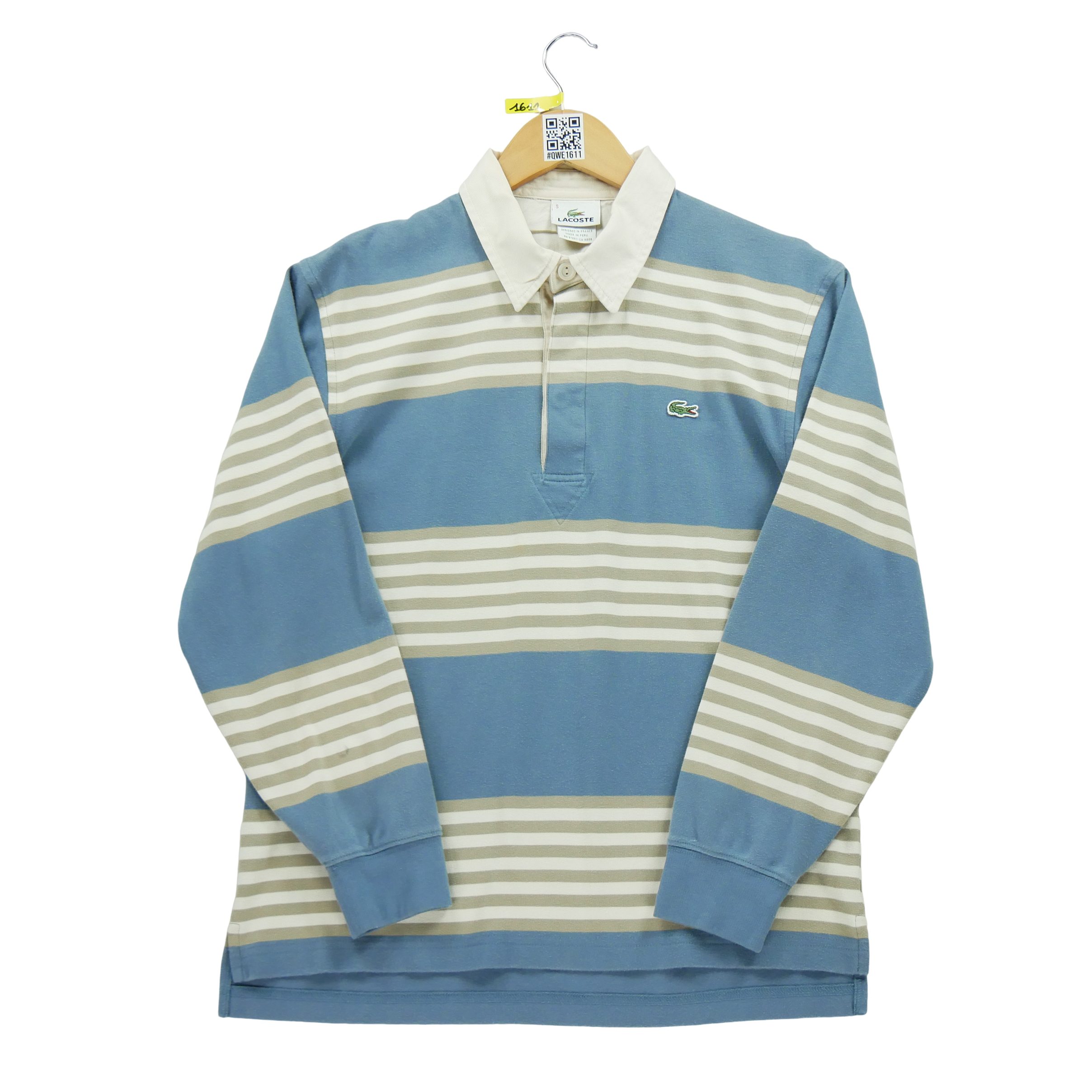 Polo manches longues Homme  Bleu 1