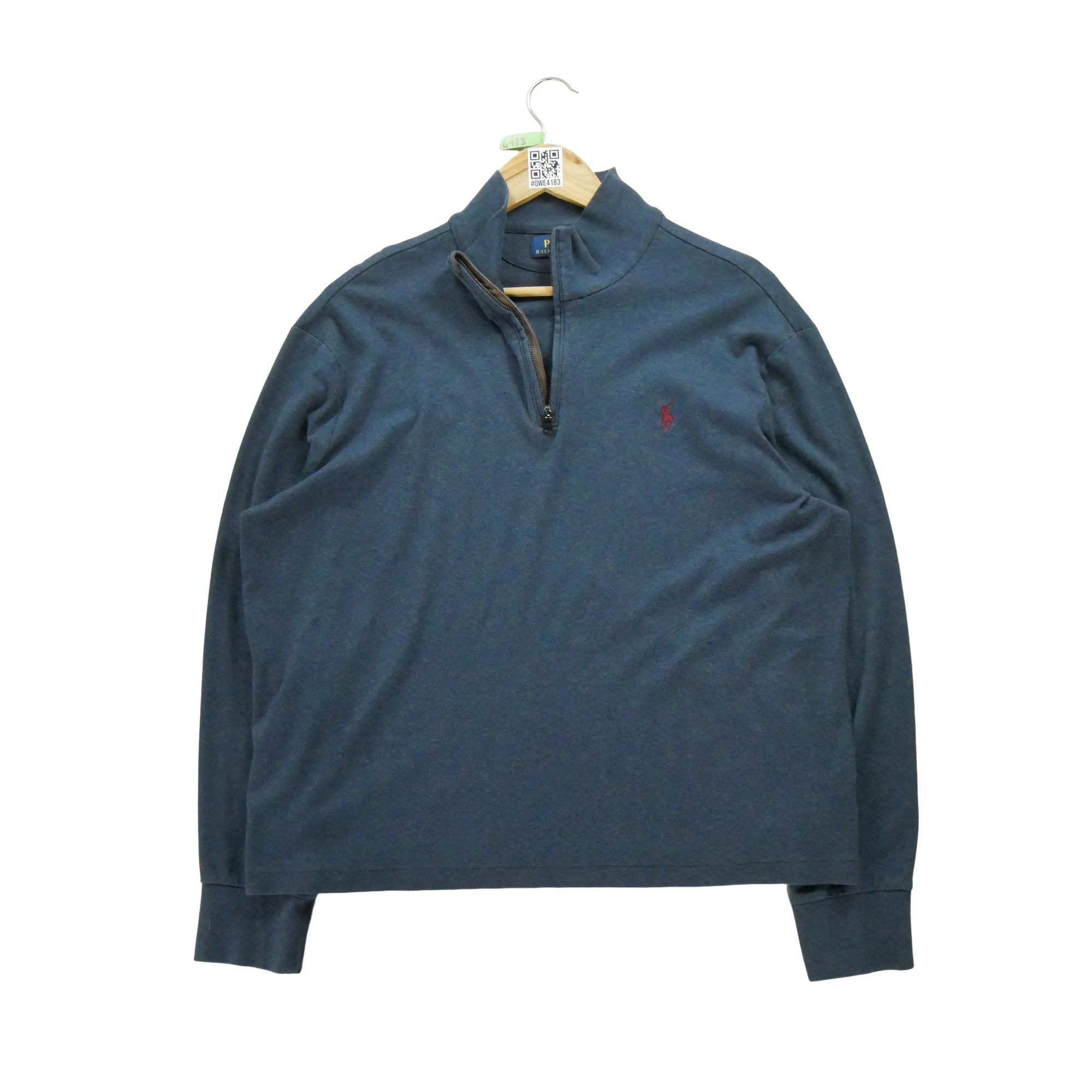 Pull Homme demi zippé Marine - Très bon état