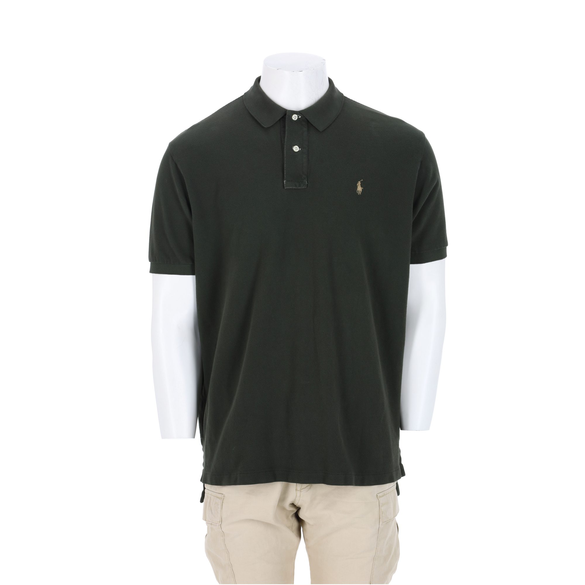 Polo manches courtes Homme  Kaki 1