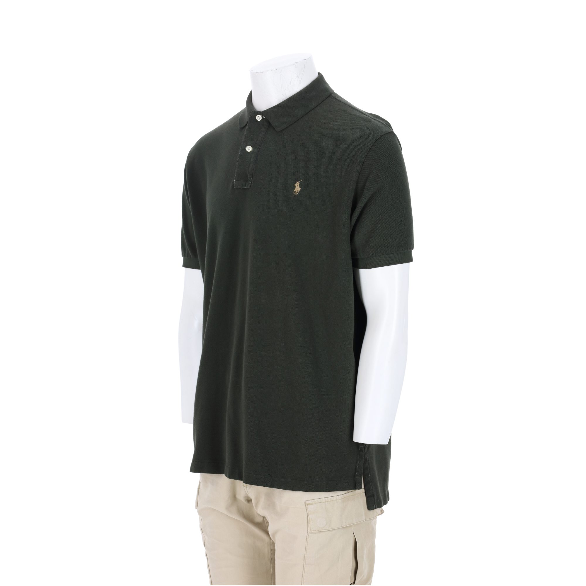 Polo manches courtes Homme  Kaki 4