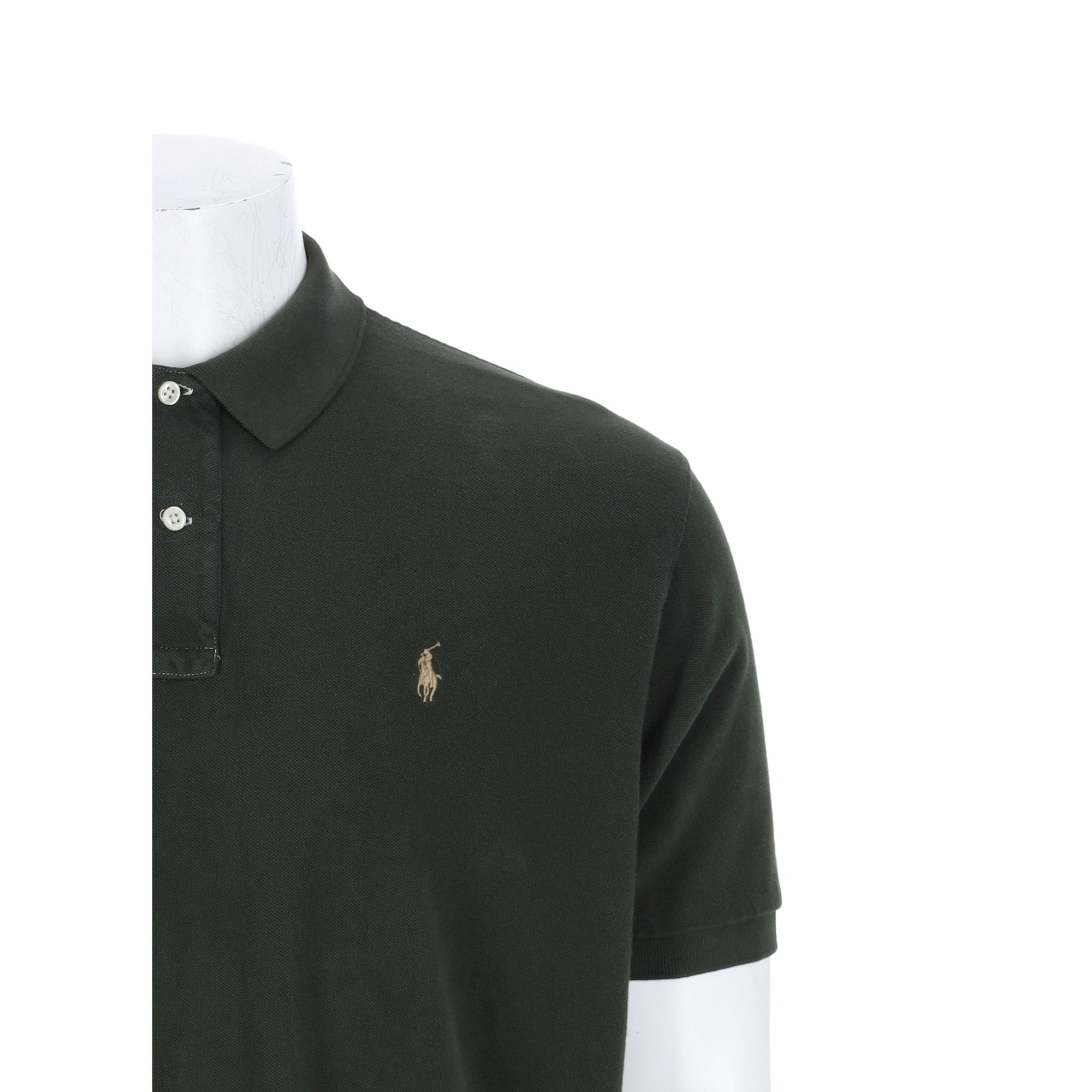 Polo manches courtes Homme  Kaki 6