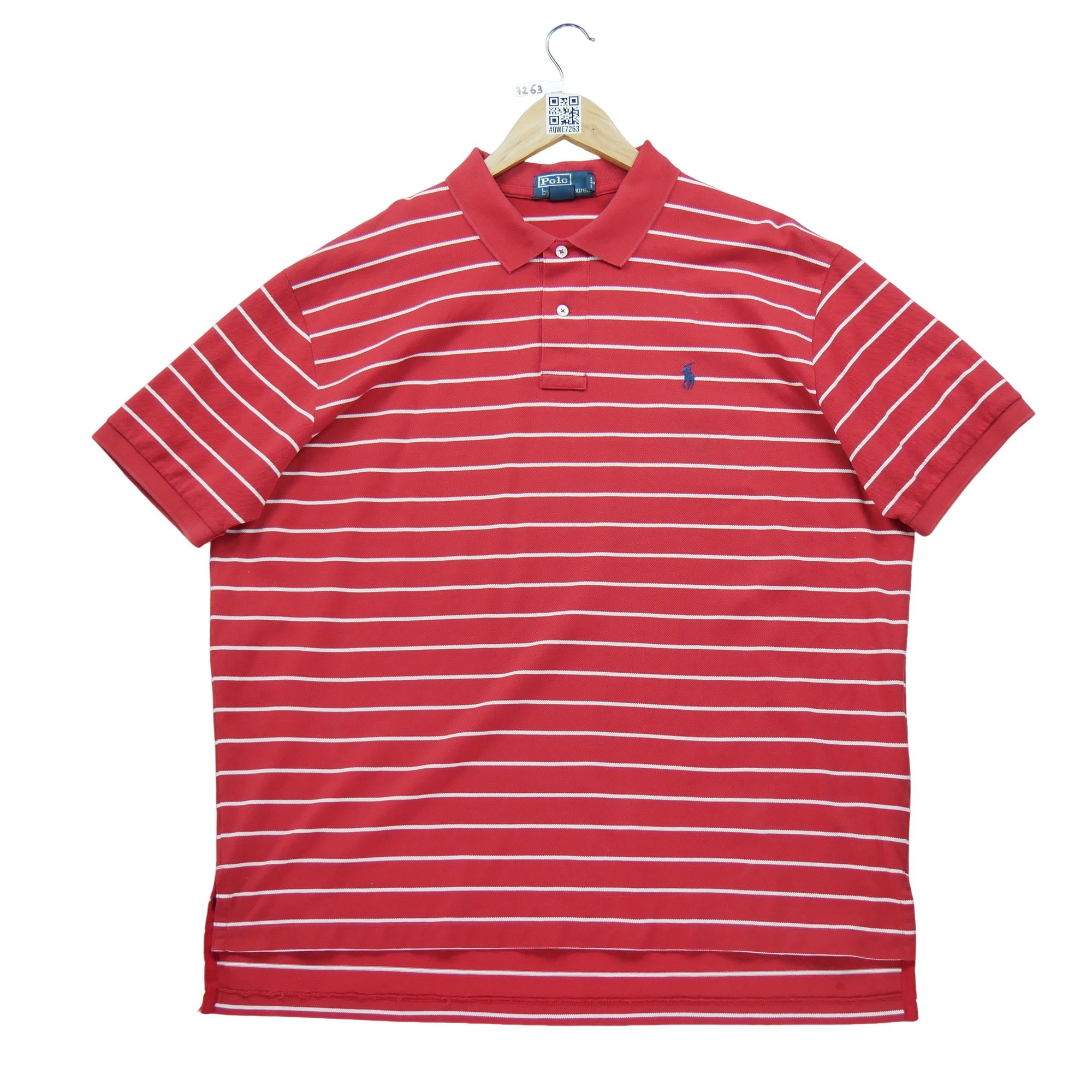 Polo manches courtes Homme  Rouge 2
