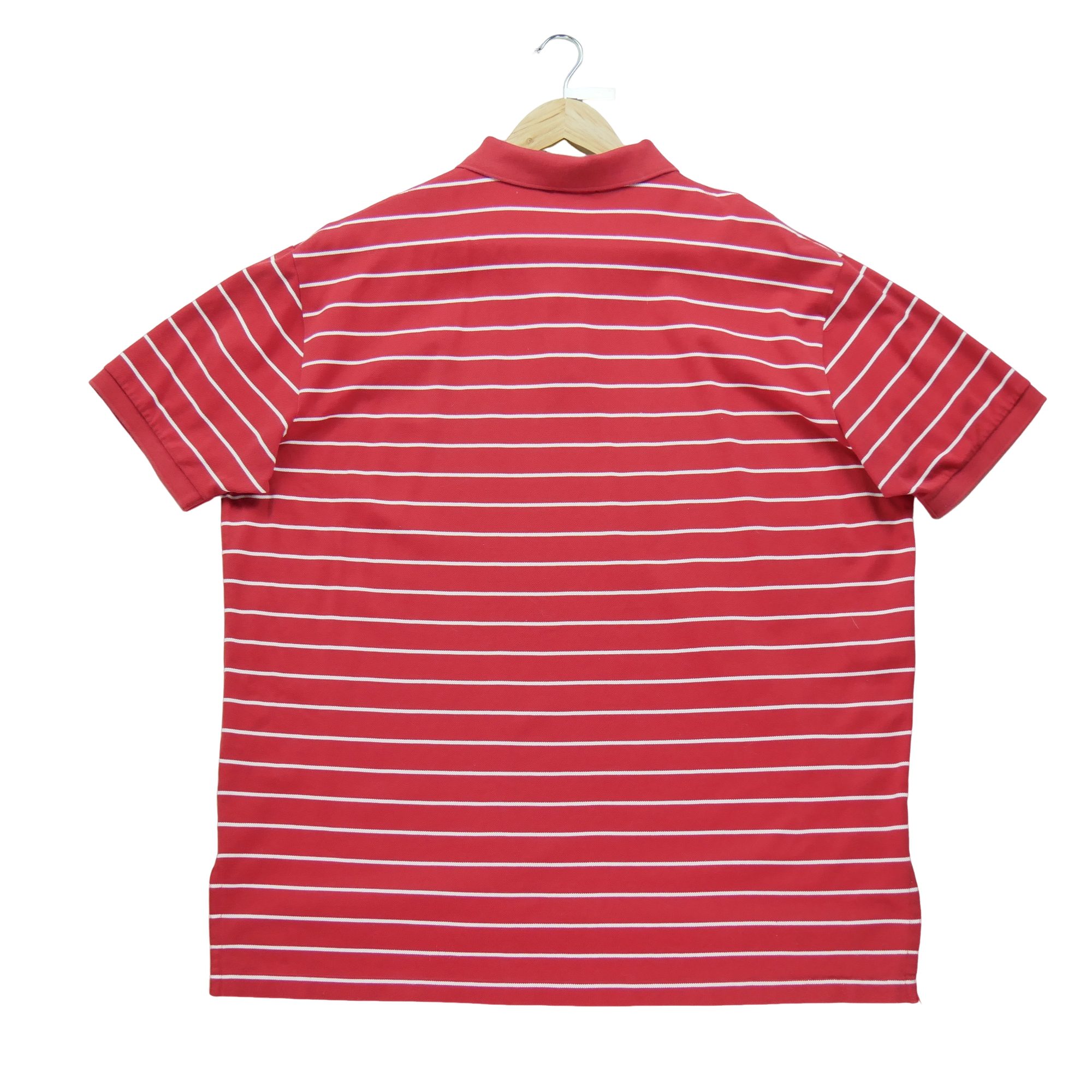 Polo manches courtes Homme  Rouge 3