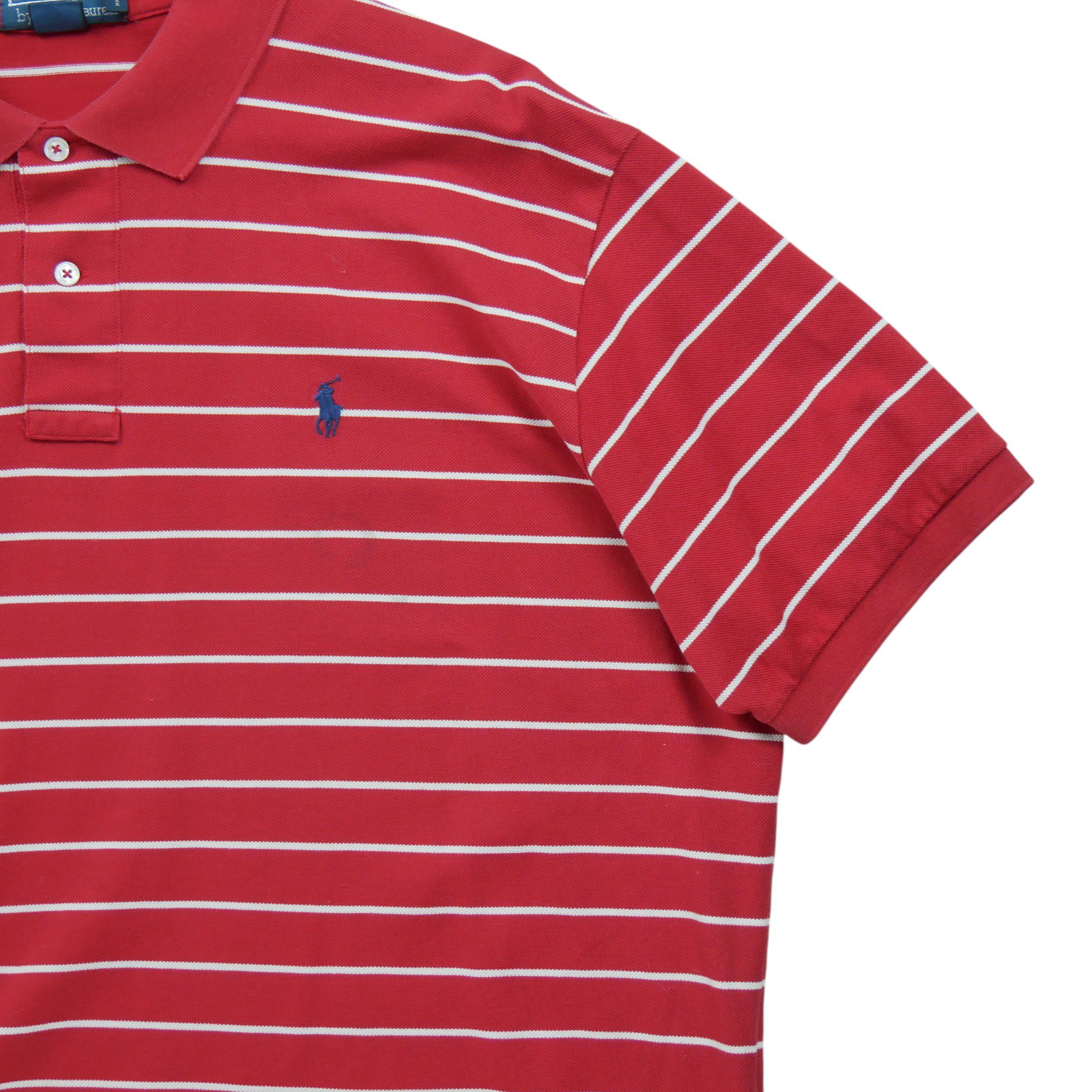 Polo manches courtes Homme  Rouge 4