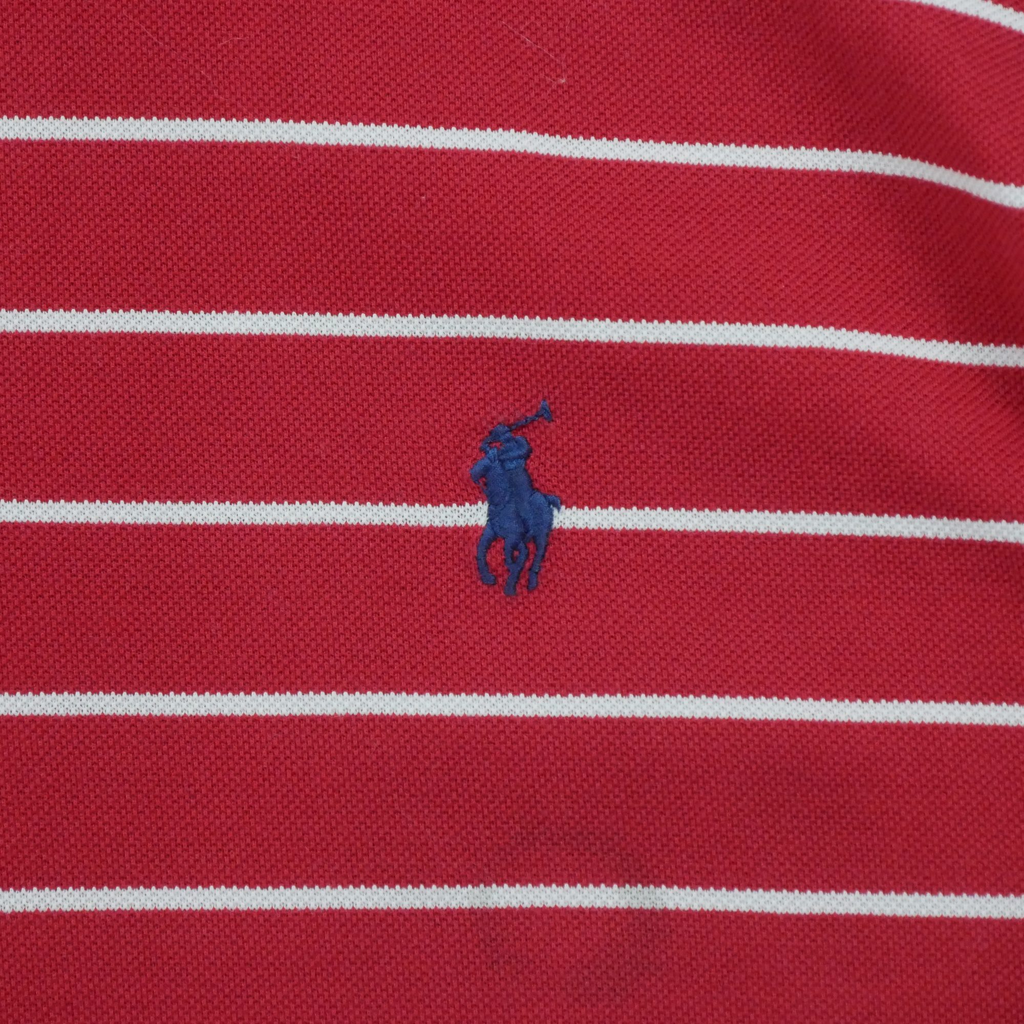 Polo manches courtes Homme  Rouge 5