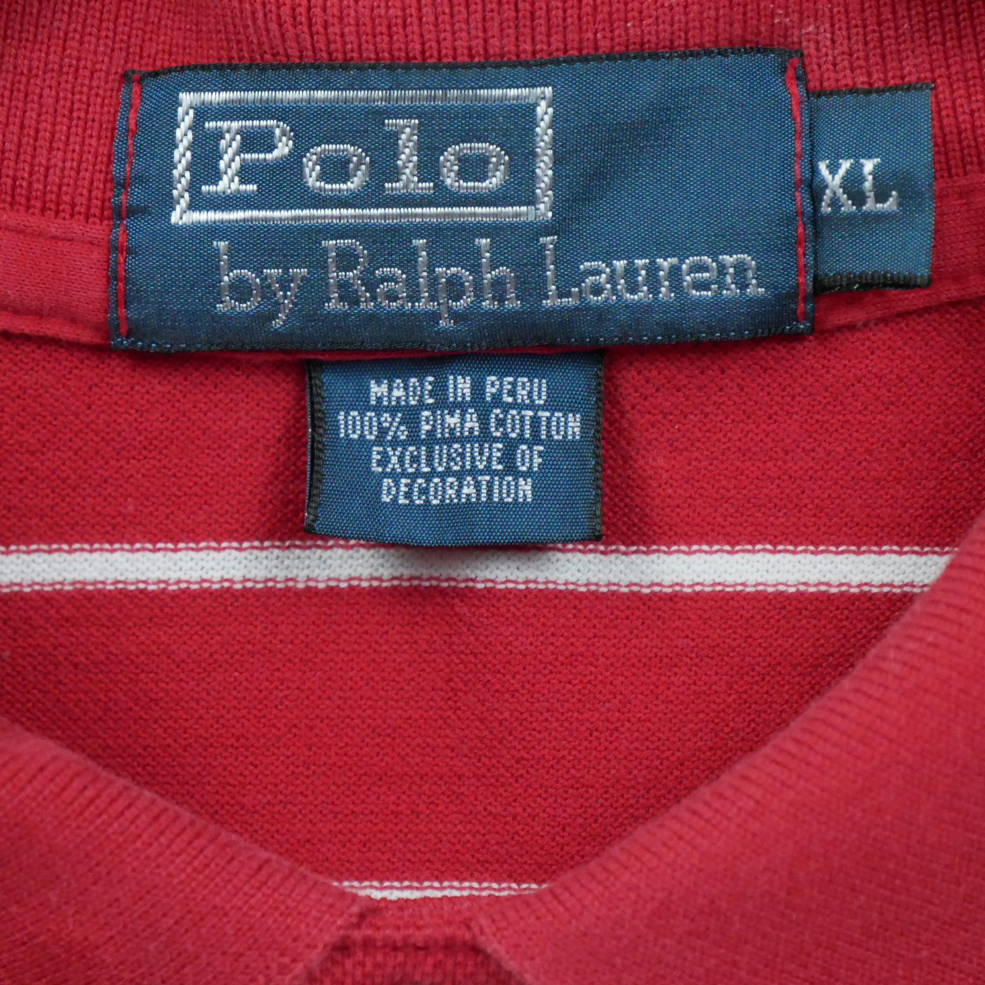 Polo manches courtes Homme  Rouge 6
