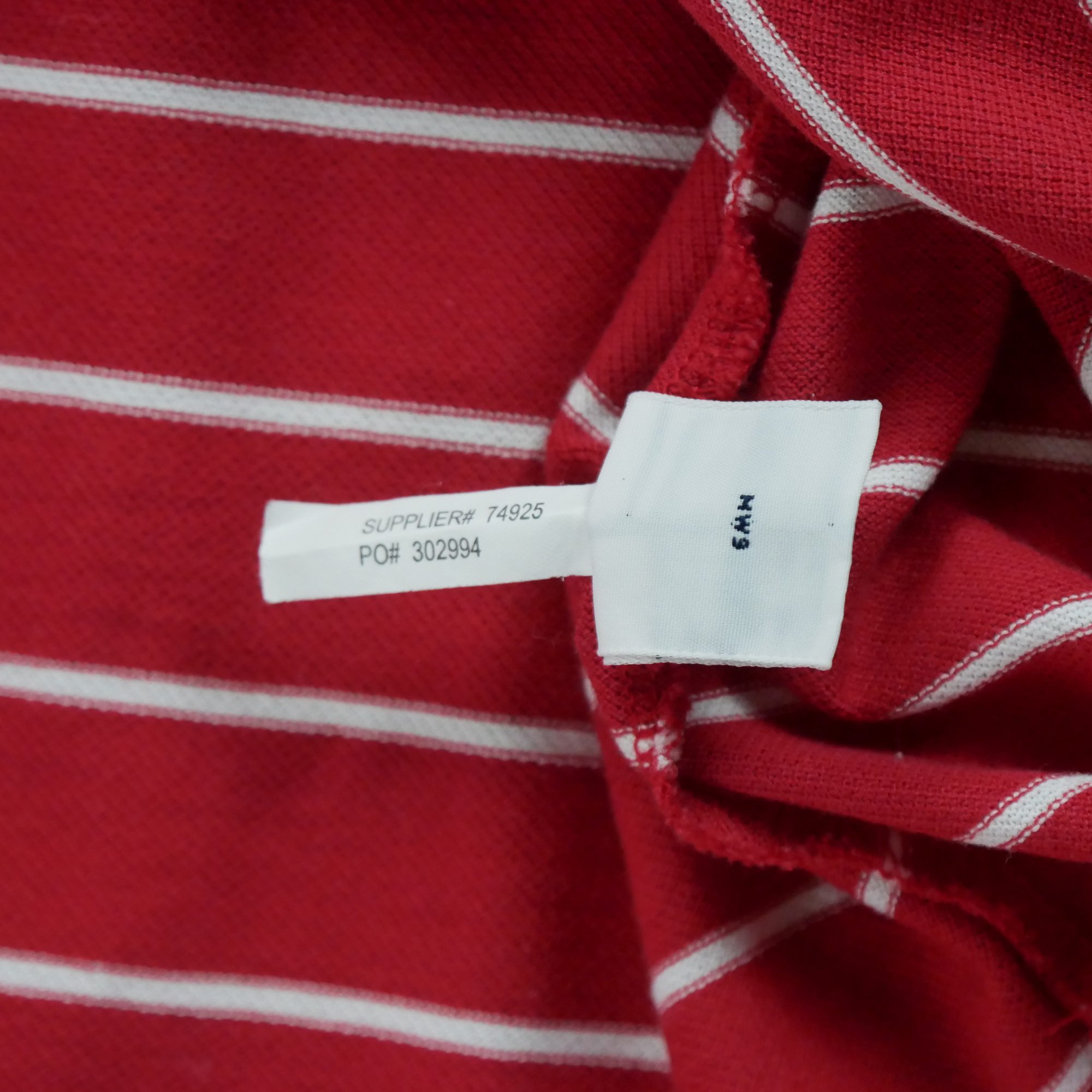 Polo manches courtes Homme  Rouge 7