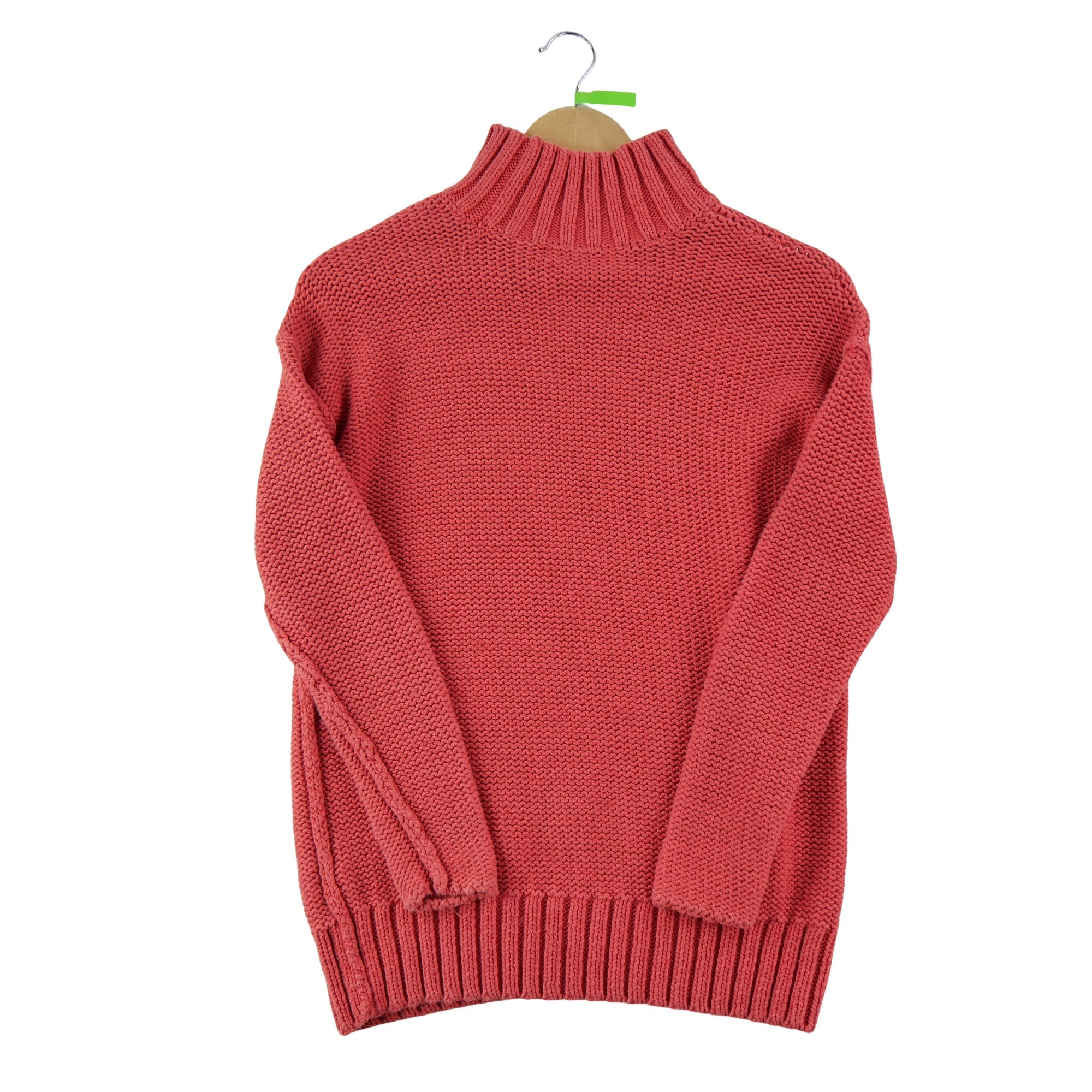 Pull Femme  en lin Rouge 2