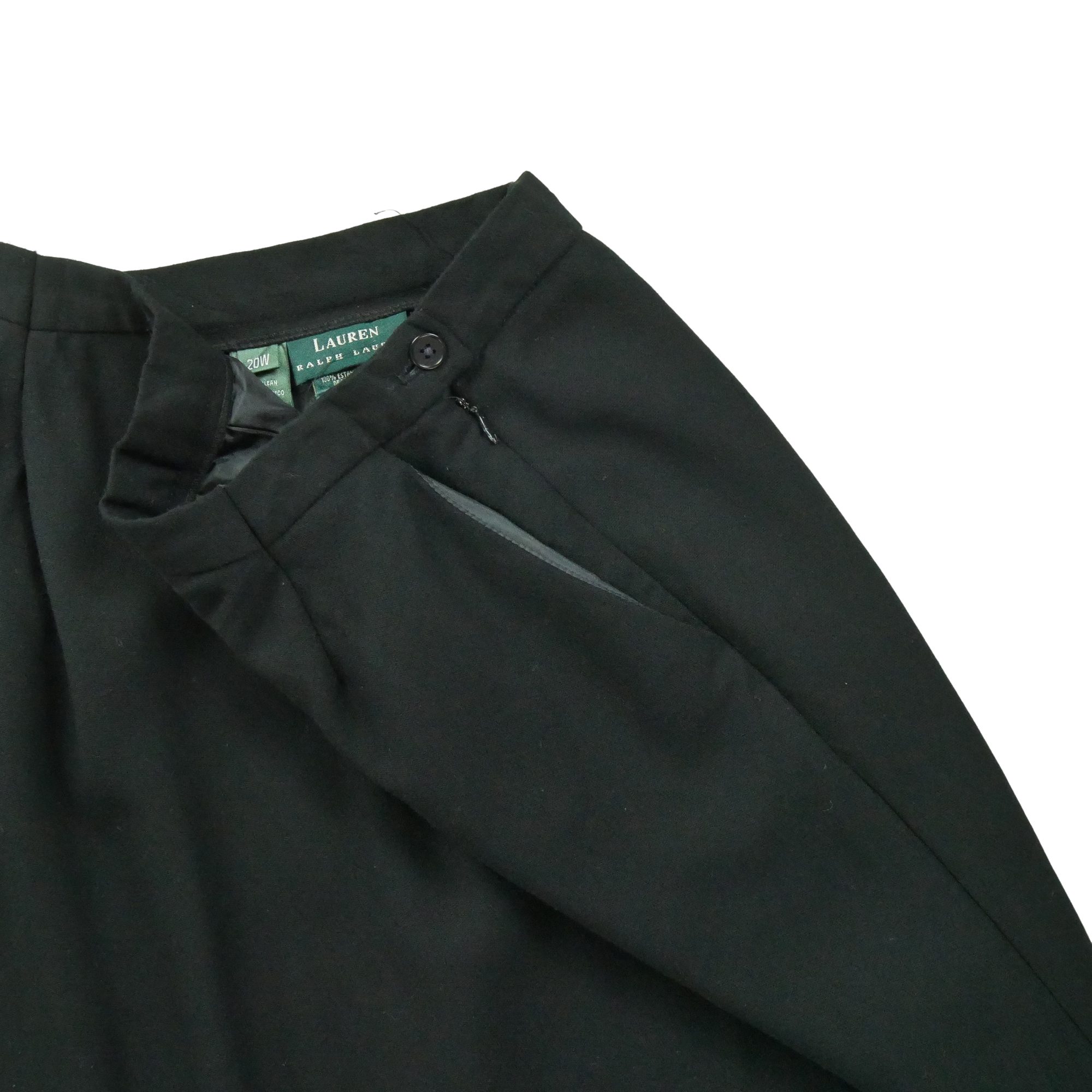 Jupes longues Femme  100% Laine Noir 4
