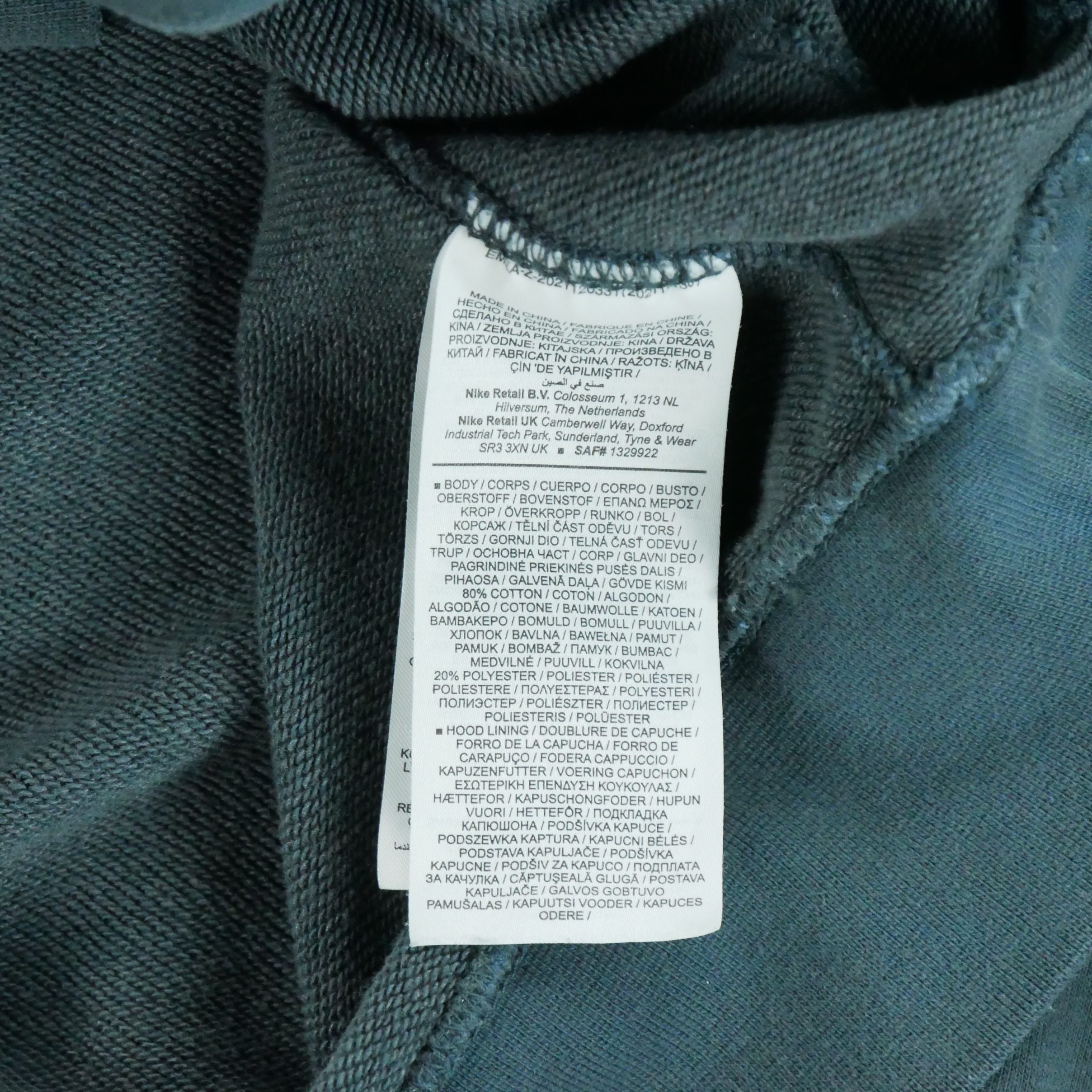 Sweat à capuche Homme  Dip-Dyed 7