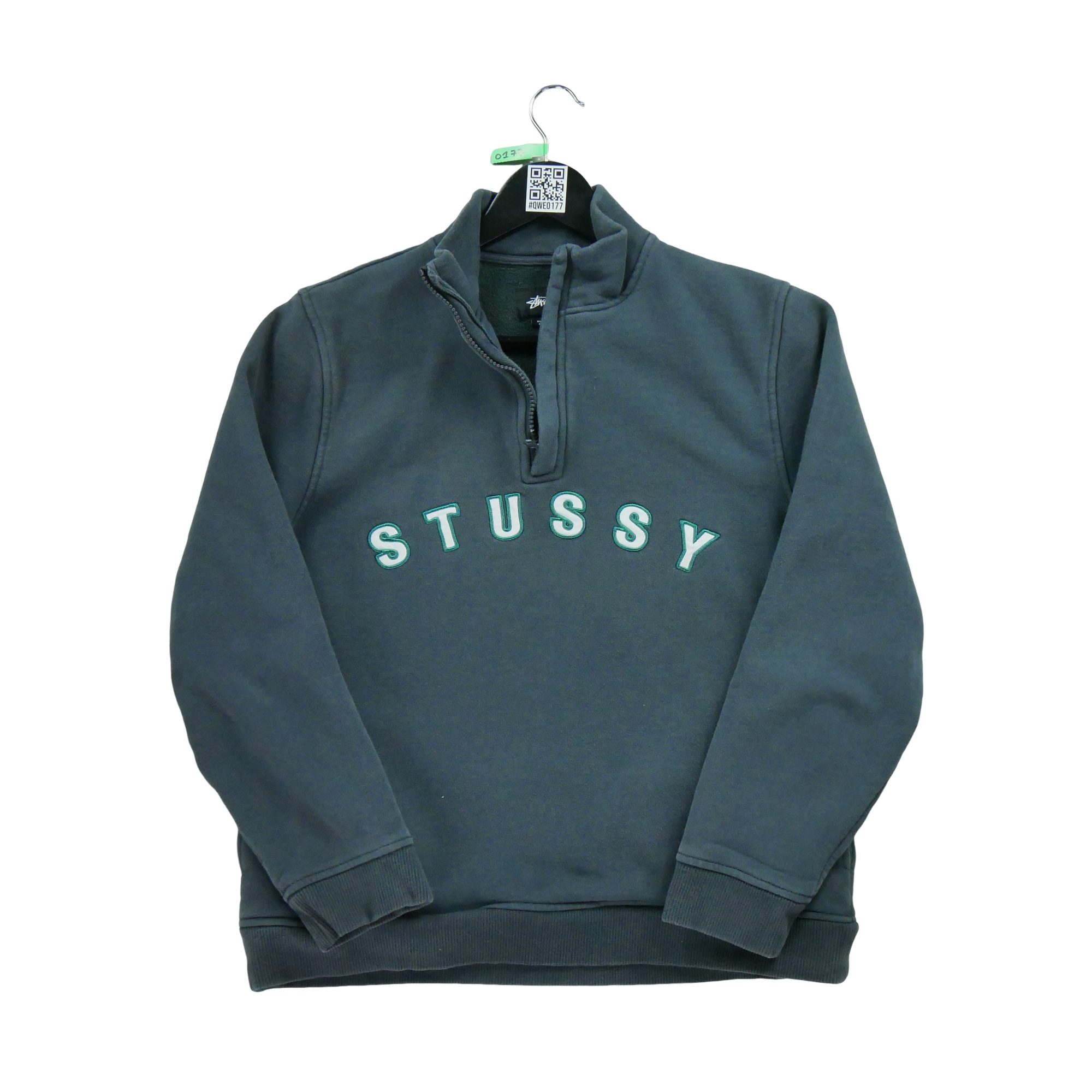 Sweat Homme  Quarter Zip Gris 1