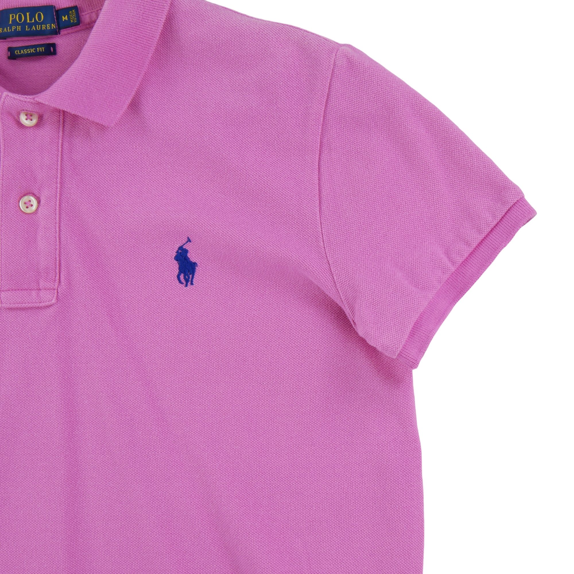 Polo manches courtes Femme  Rose 3