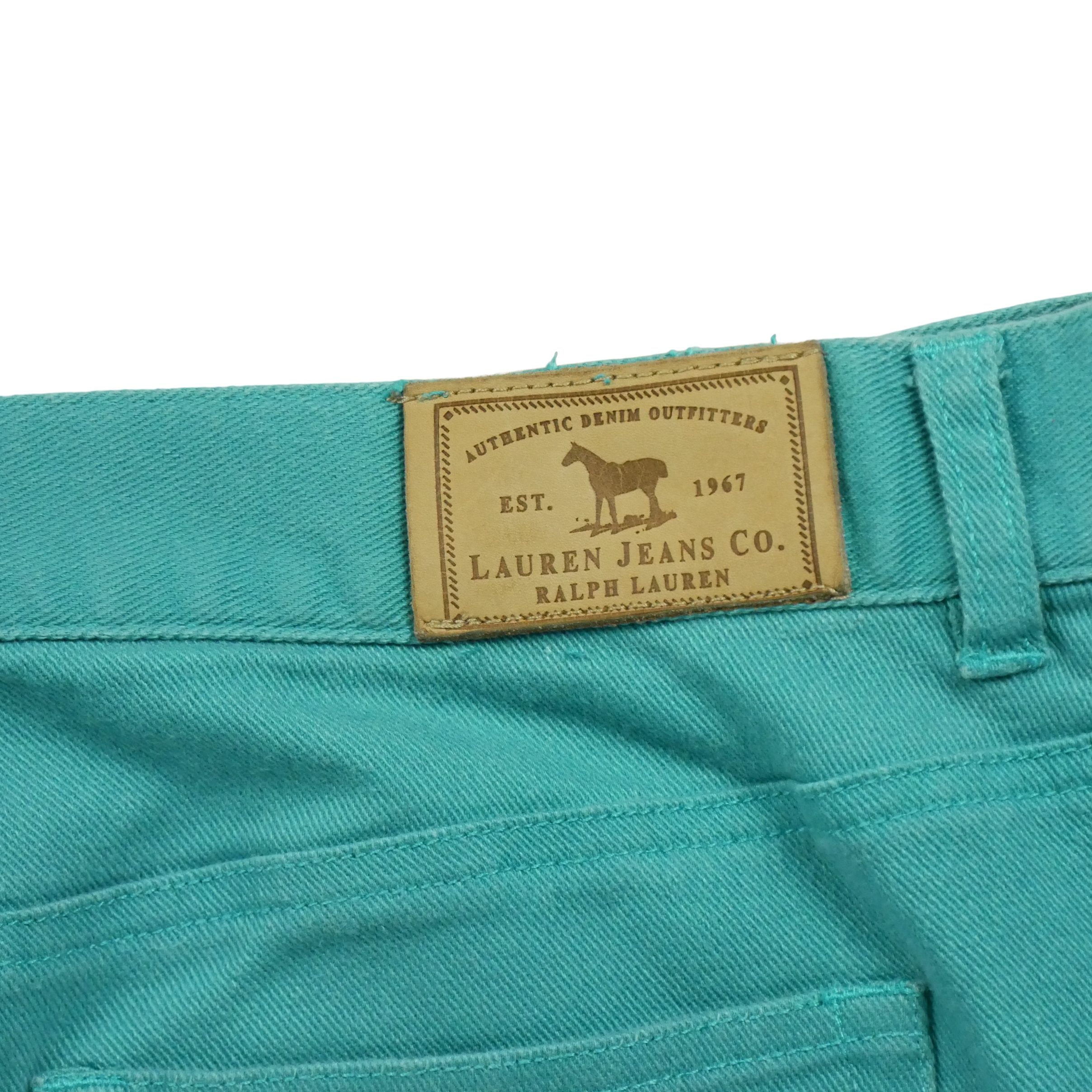Jean Femme Coupe Droite Turquoise 6