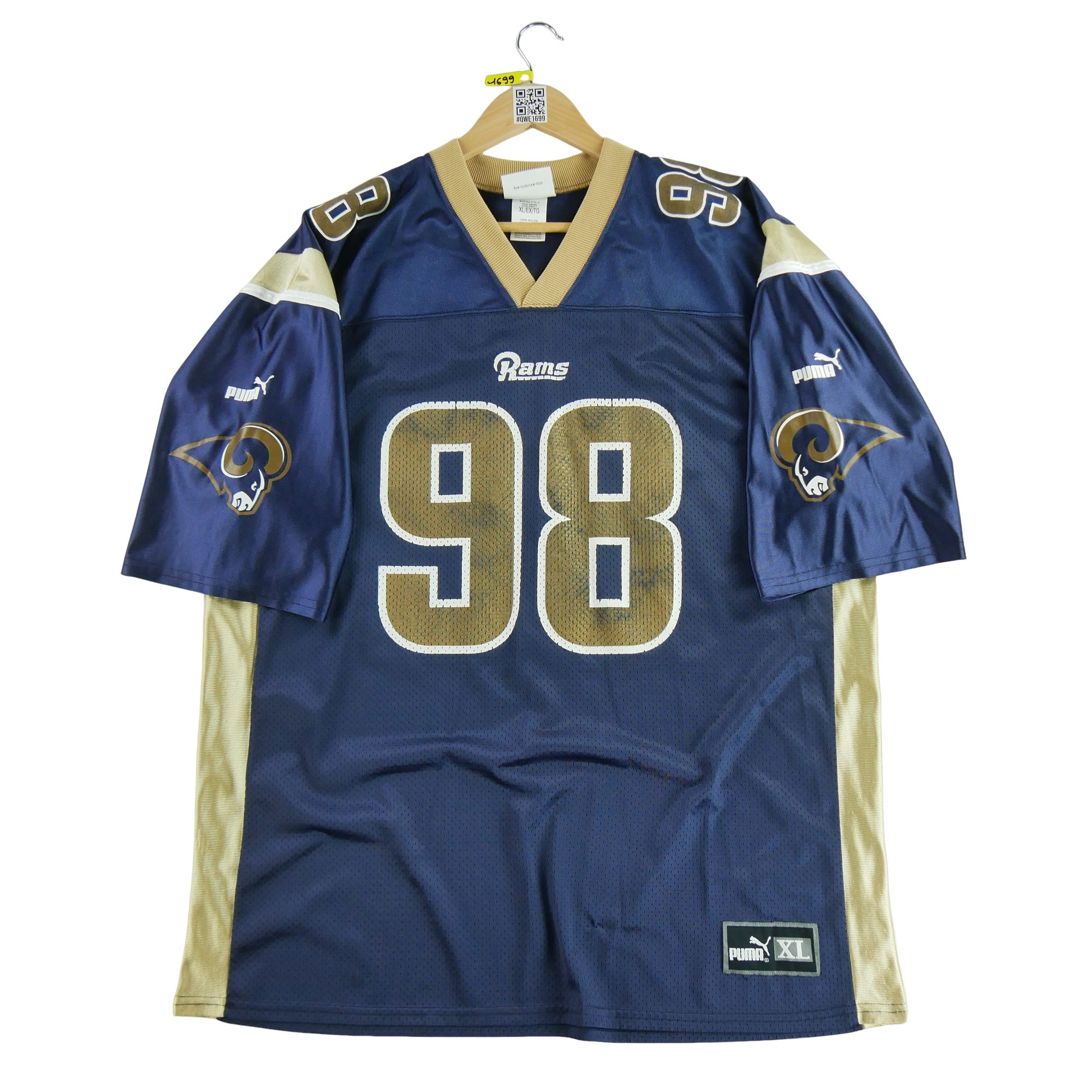 Maillot Homme NFL Saint-Louis Rams Marine - Bon état