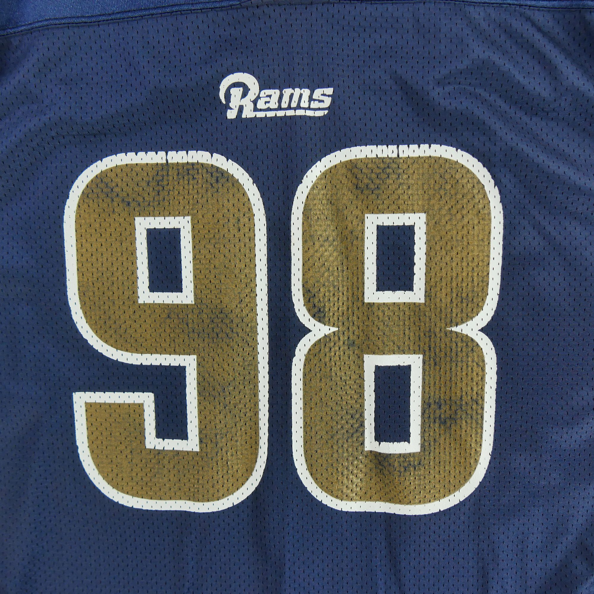 Maillot Homme NFL Saint-Louis Rams Marine 3