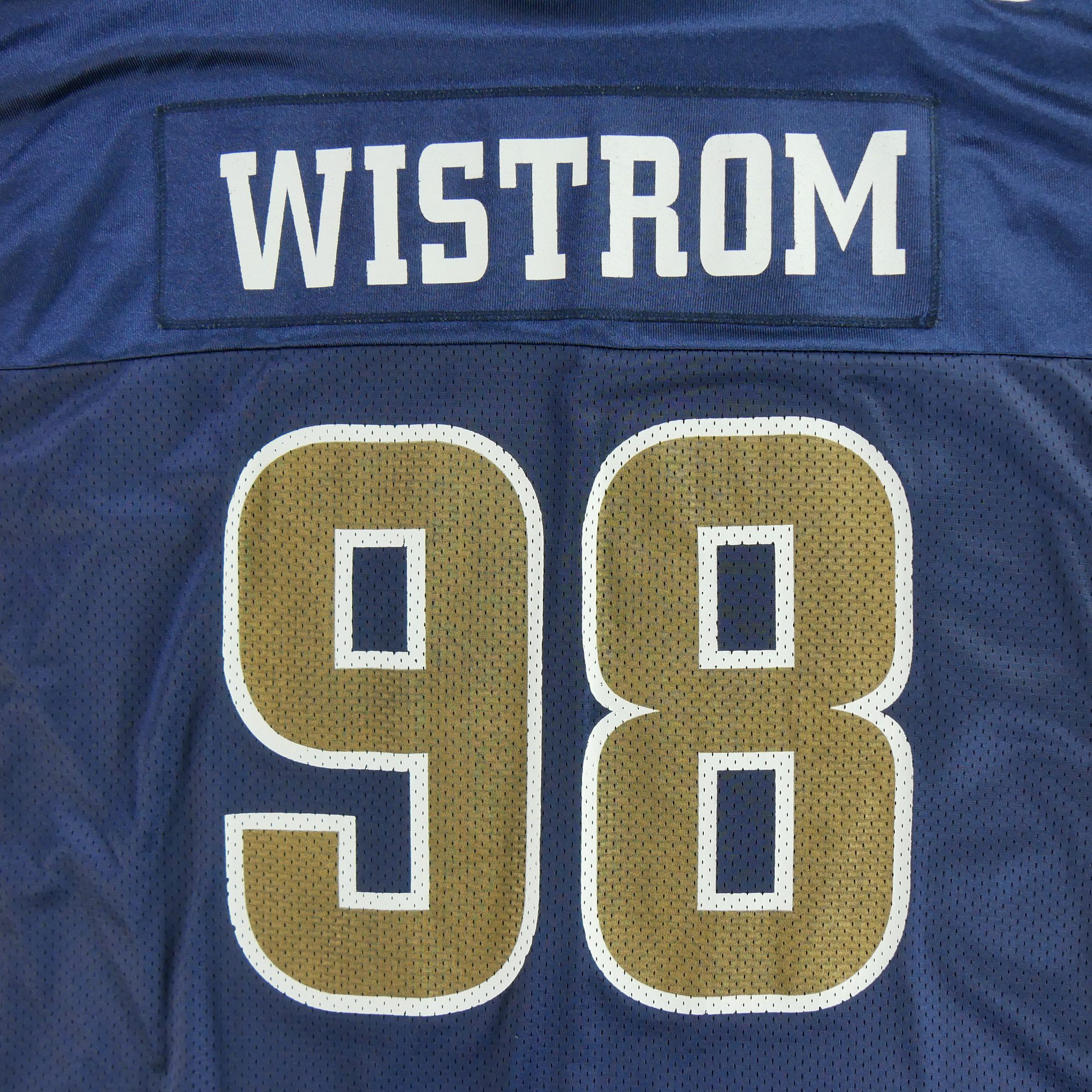 Maillot Homme NFL Saint-Louis Rams Marine 4