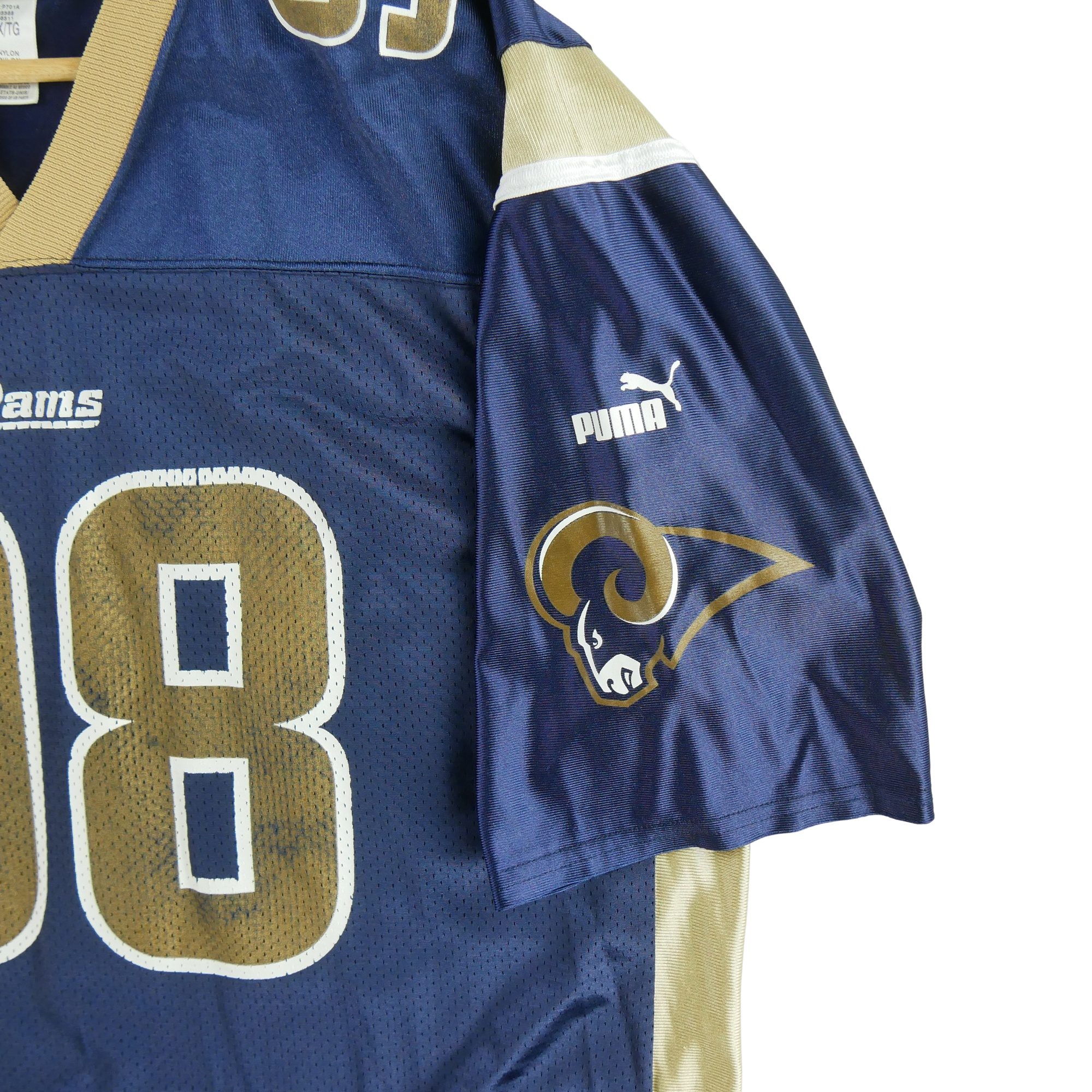 Maillot Homme NFL Saint-Louis Rams Marine 5