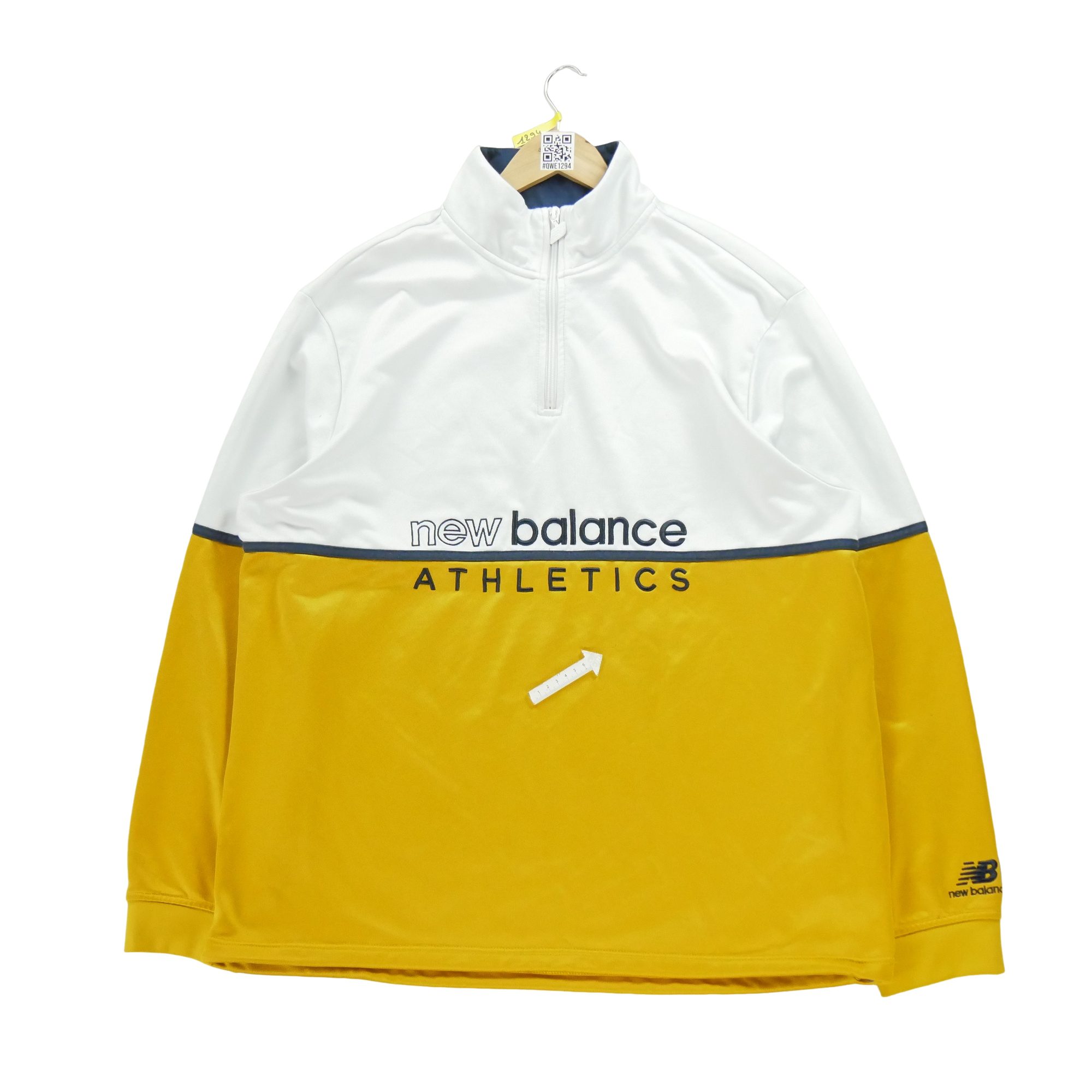 Sweat Homme  demi zippé Blanc 6