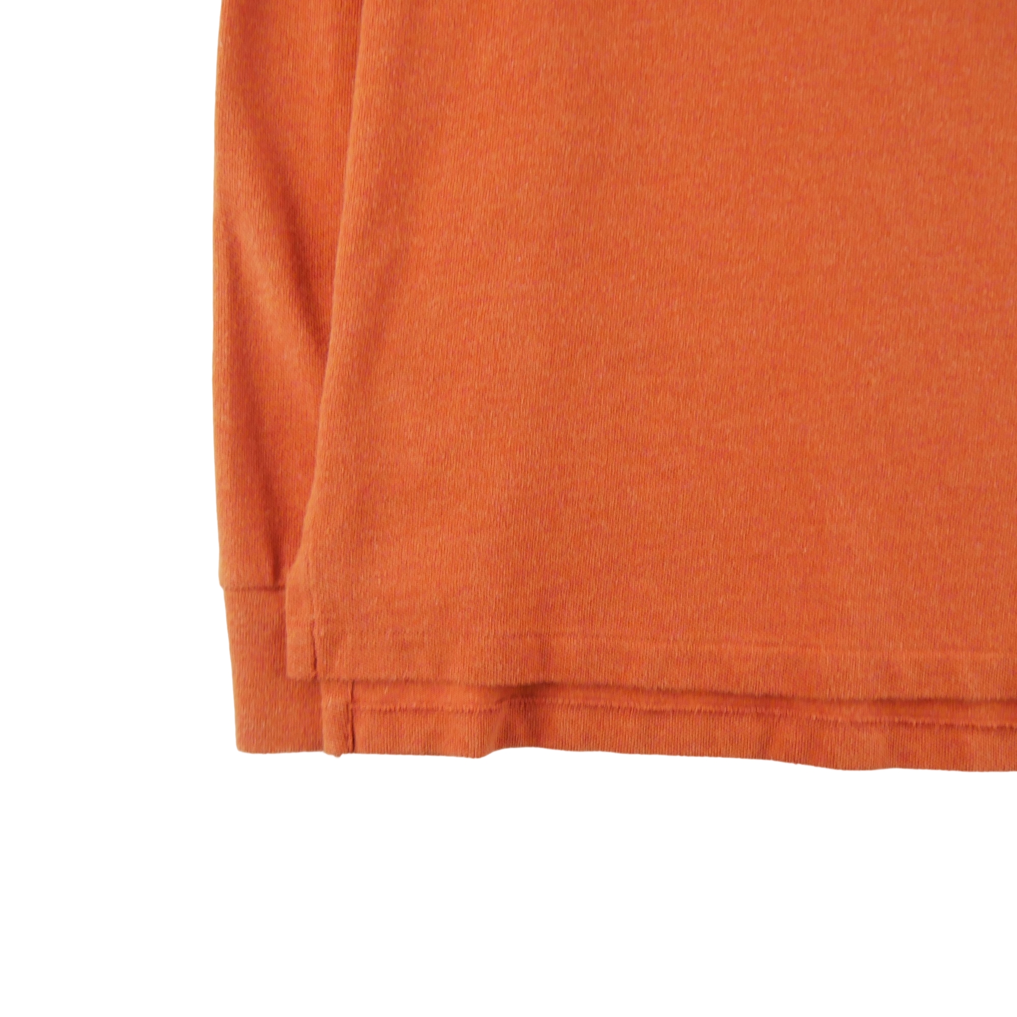 Polo manches longues Homme  Orange 4