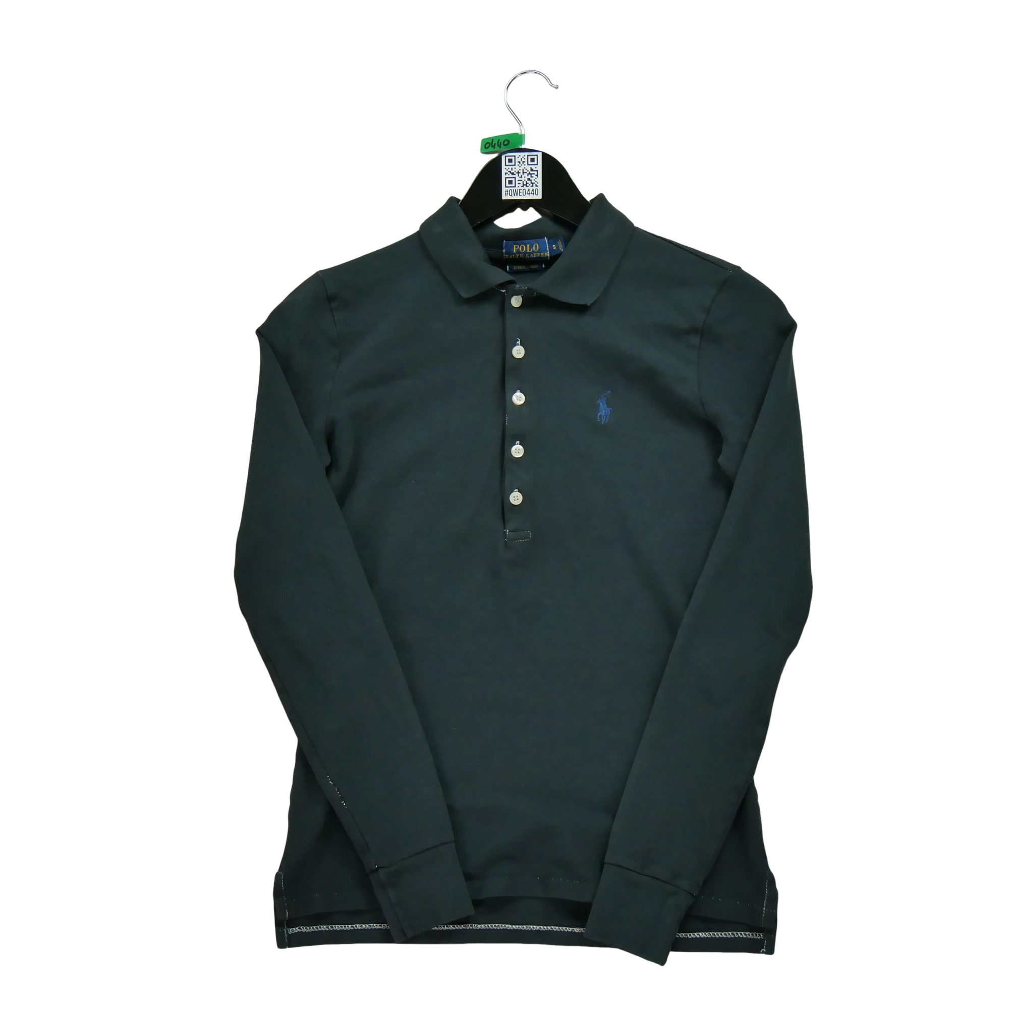 Polo manches longues Femme  Noir 2