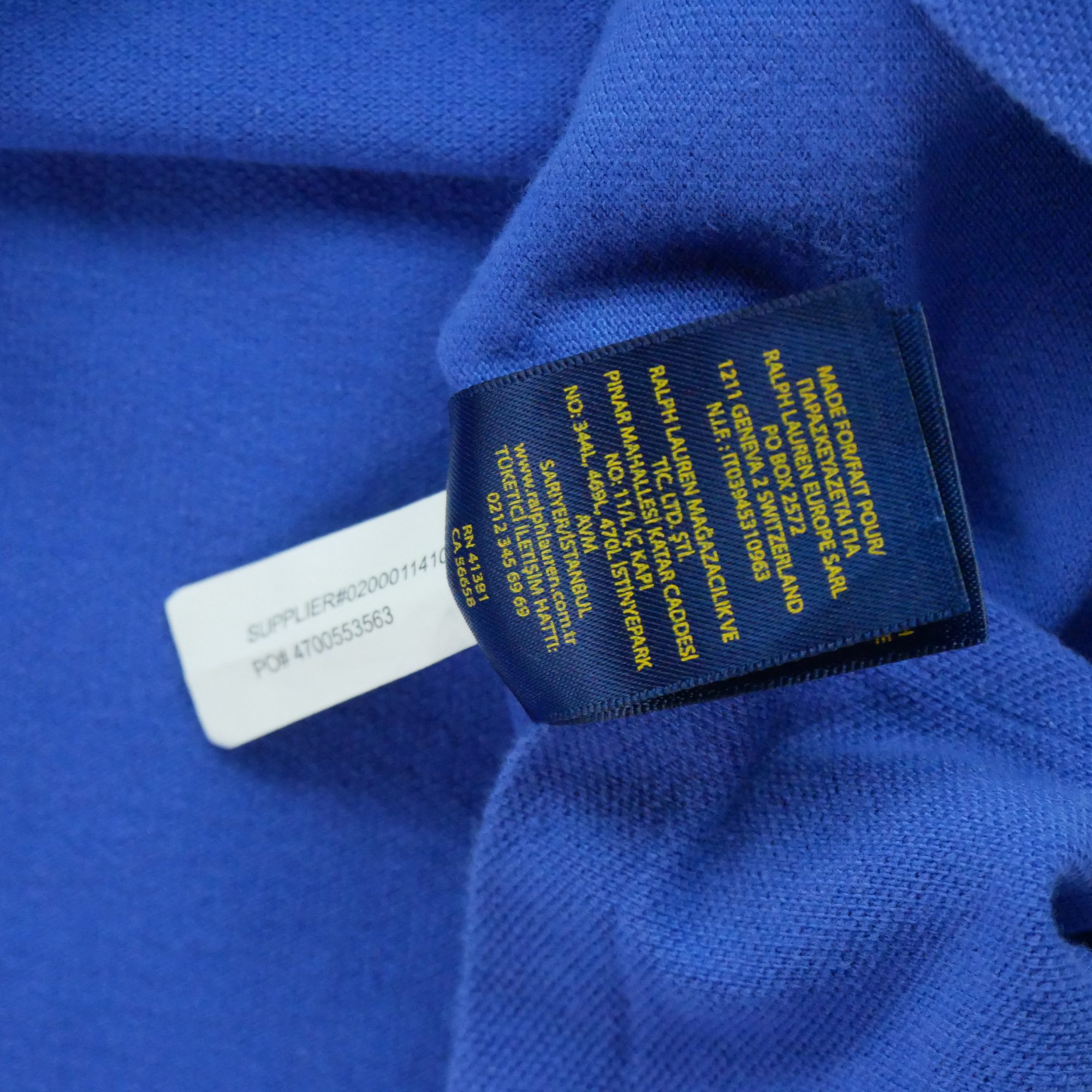 Polo manches courtes Homme  Bleu 7