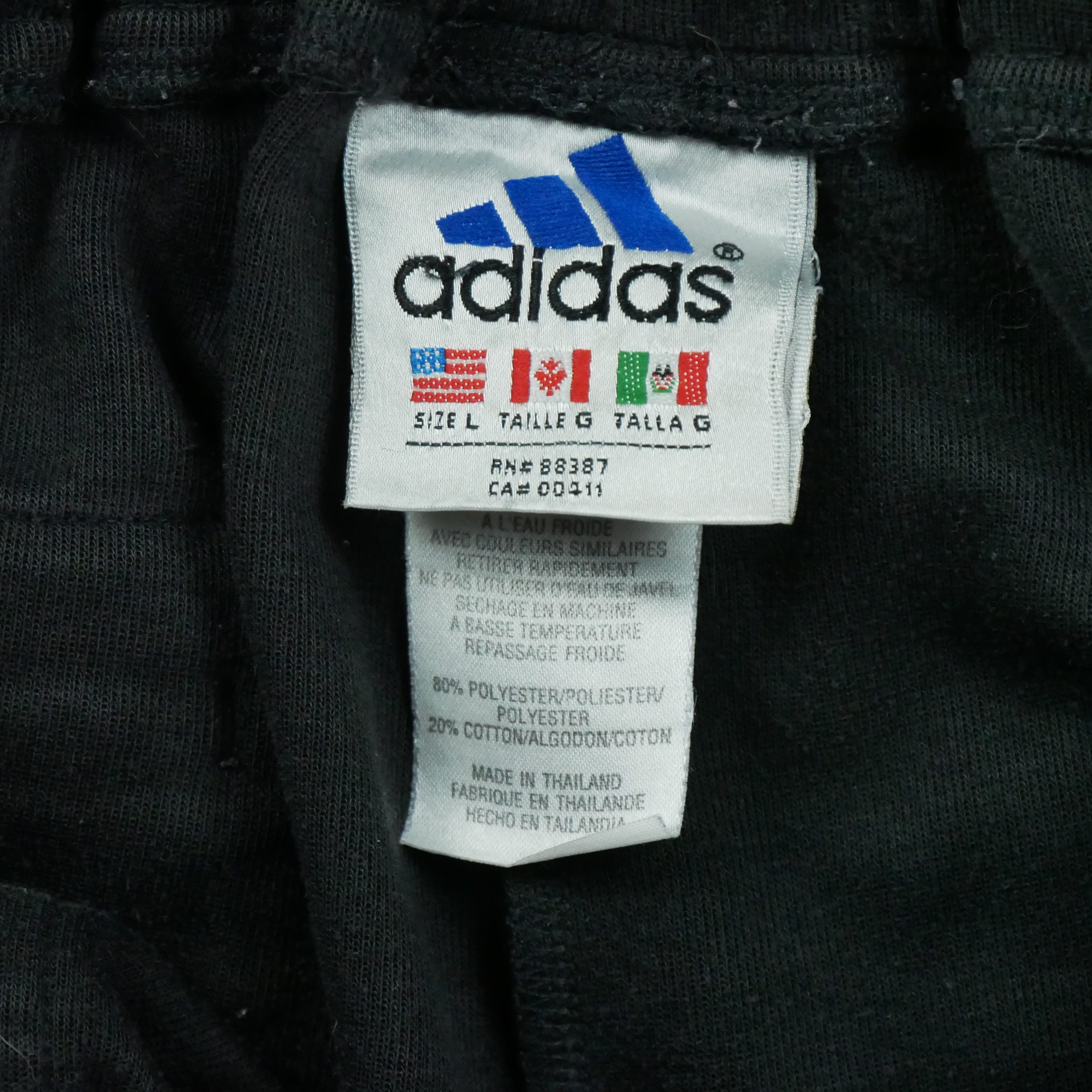 Jogging Homme  Vintage Y2K Noir 12