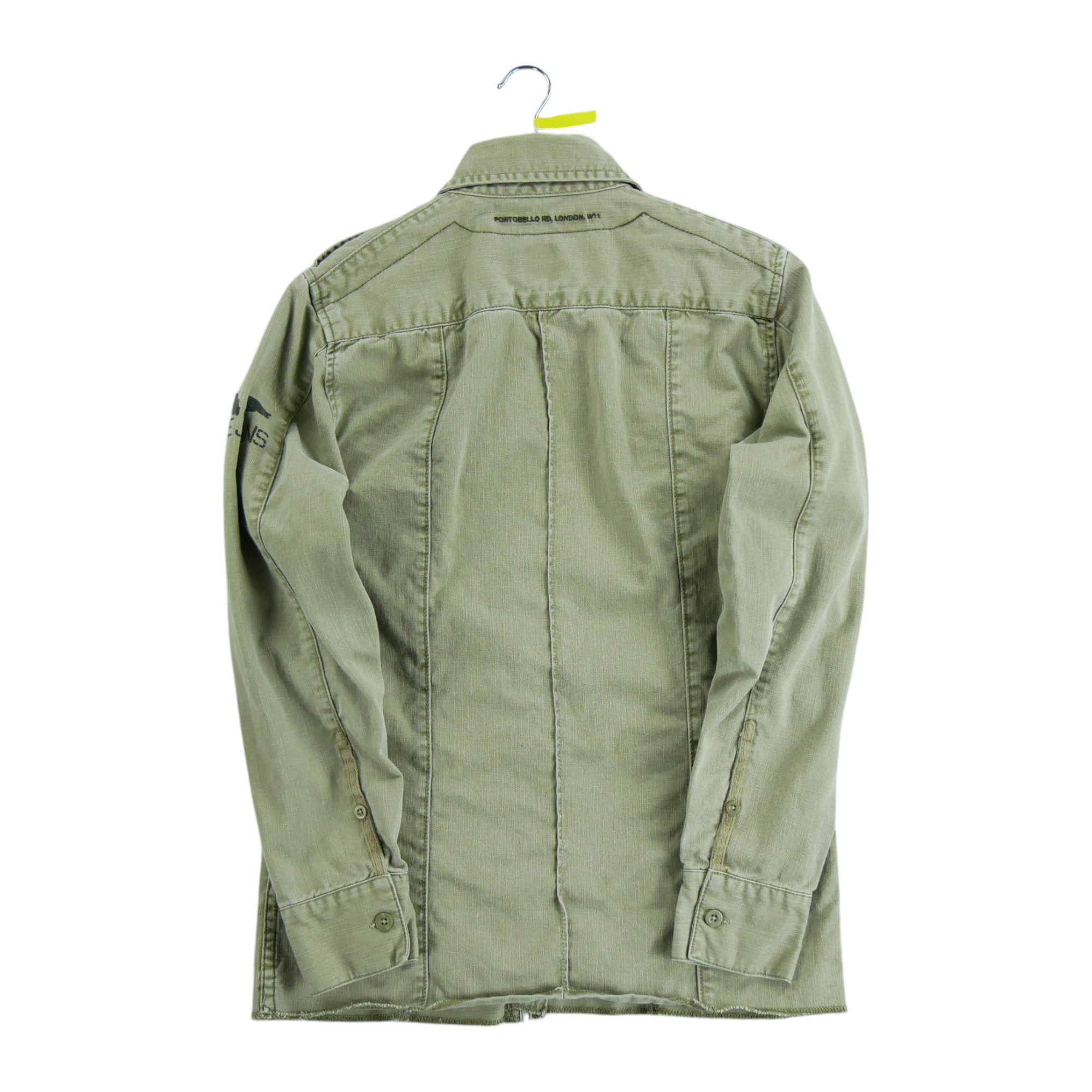 Chemise détente Homme uni Kaki 2
