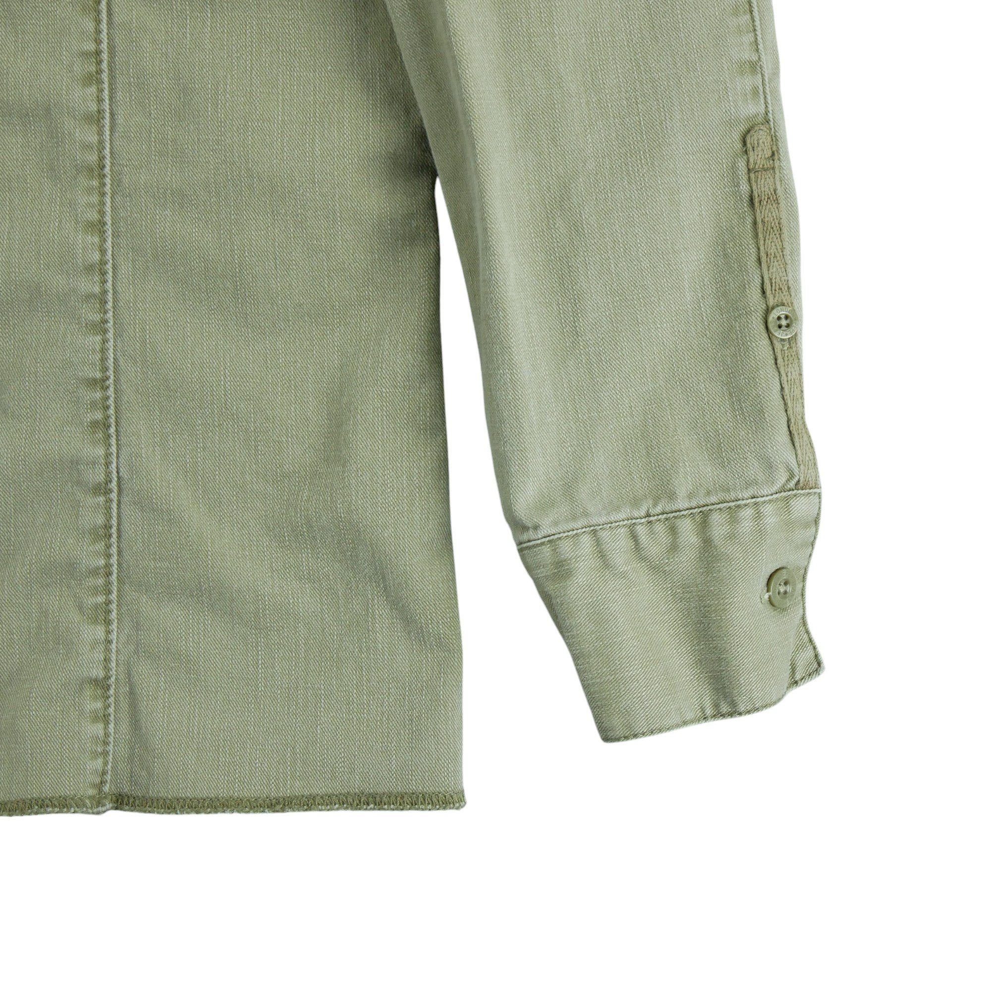 Chemise détente Homme uni Kaki 5