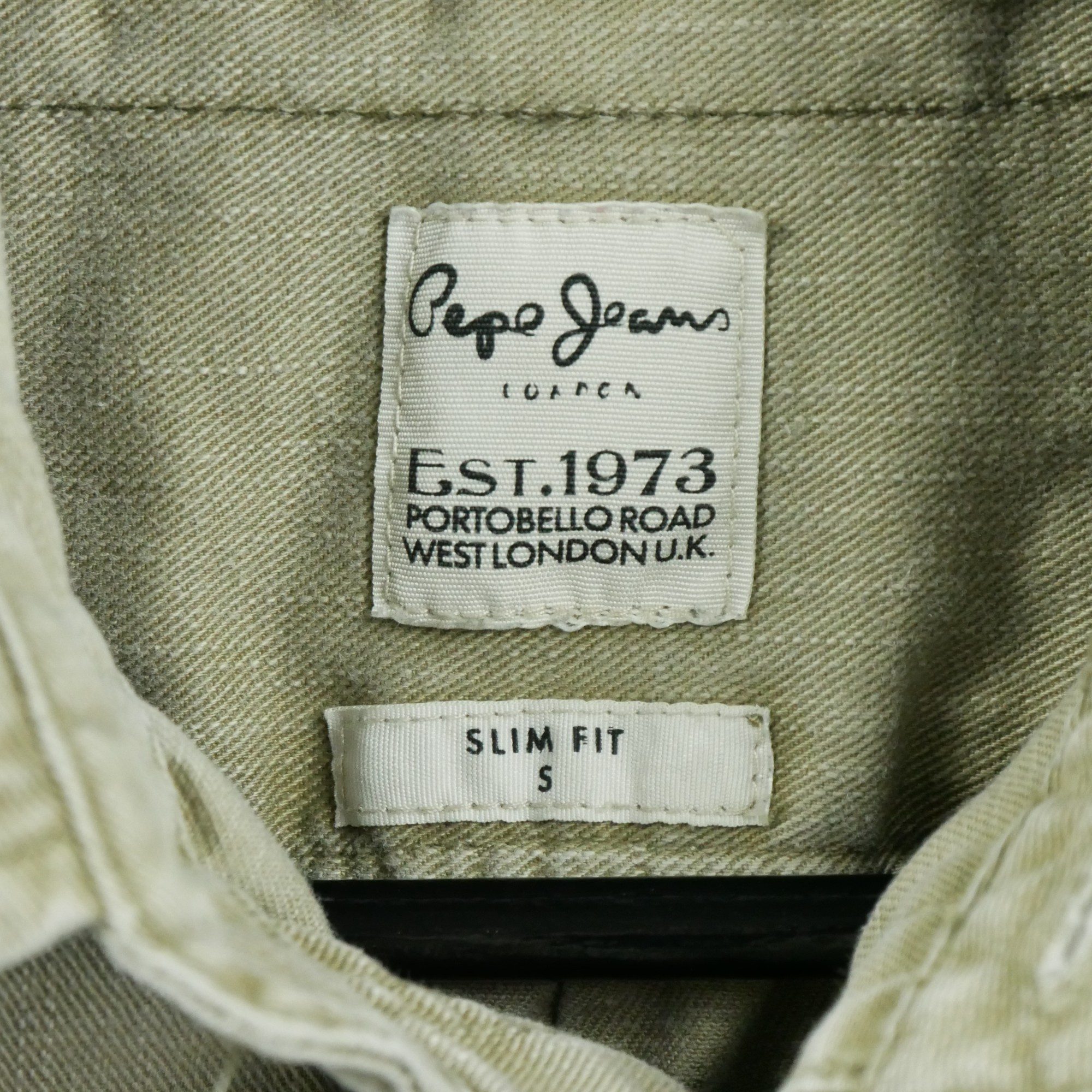 Chemise détente Homme uni Kaki 8