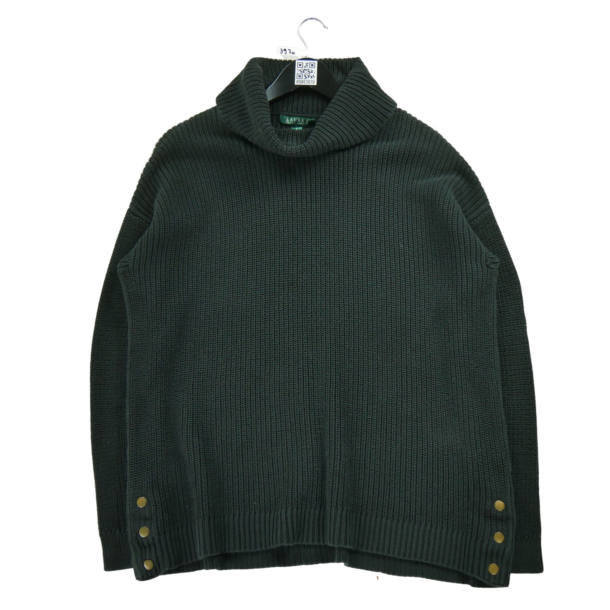 Pull Femme  col roulé Noir 1