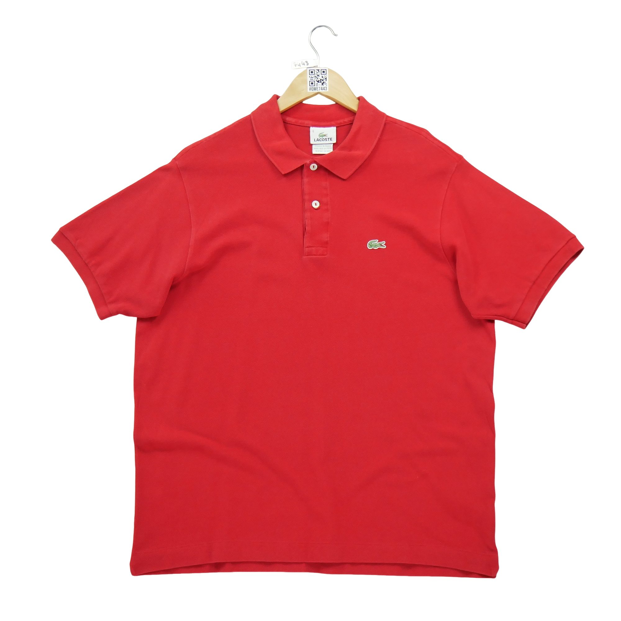 Polo manches courtes Homme  Rouge 2