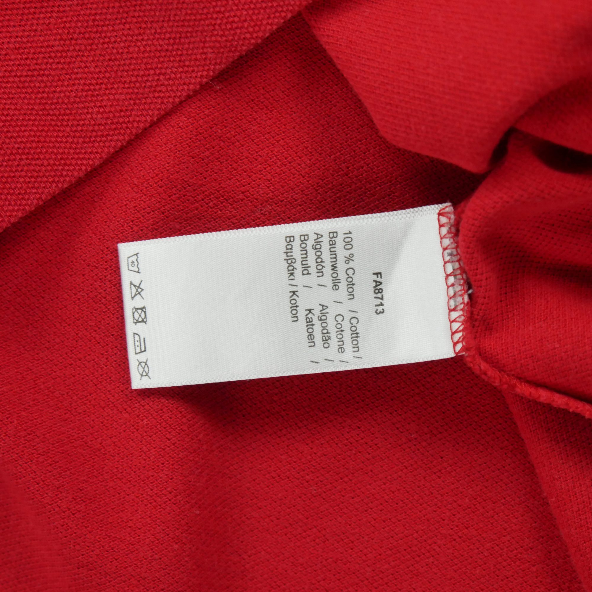 Polo manches courtes Homme  Rouge 7