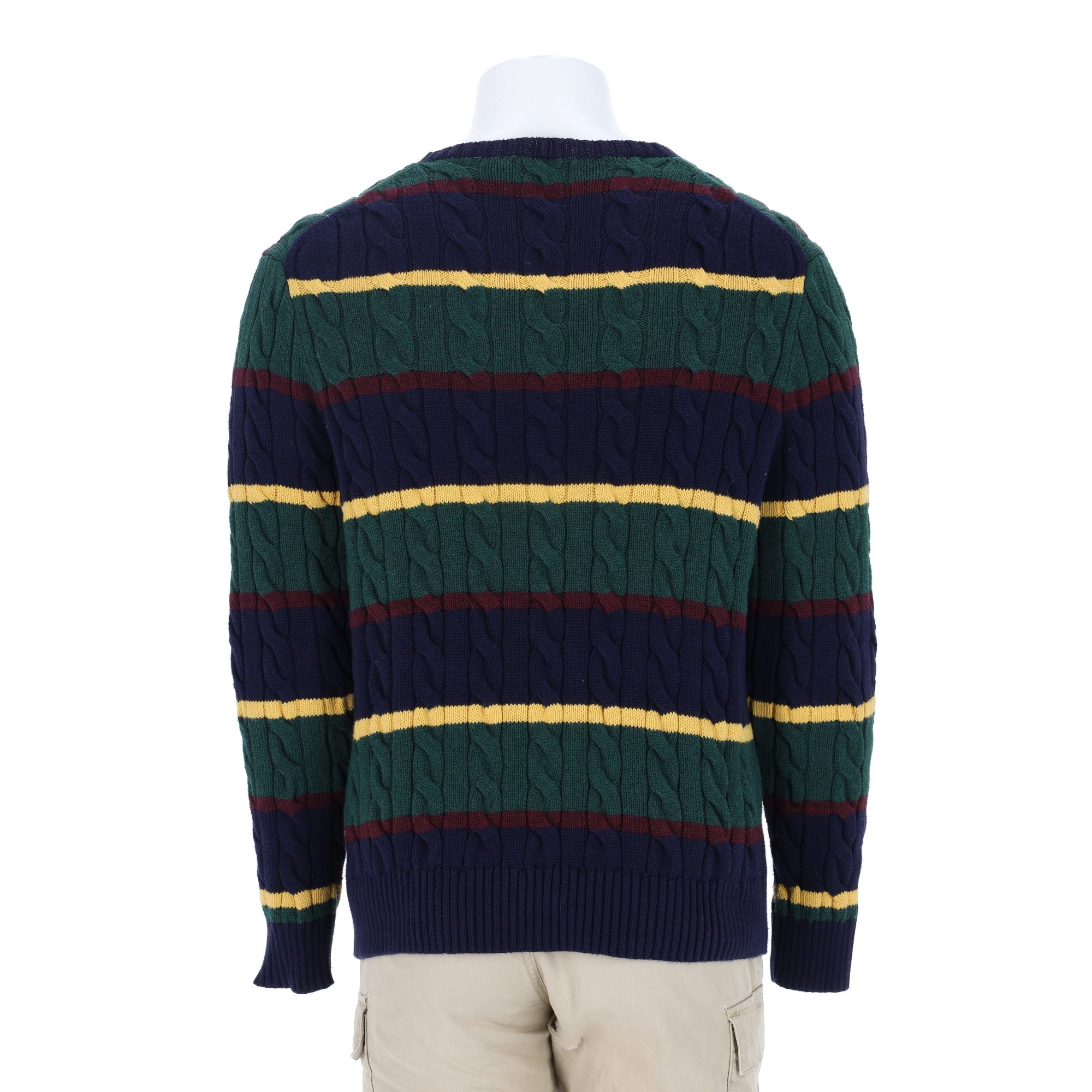 Pull Homme  Cable Knit Vert 2