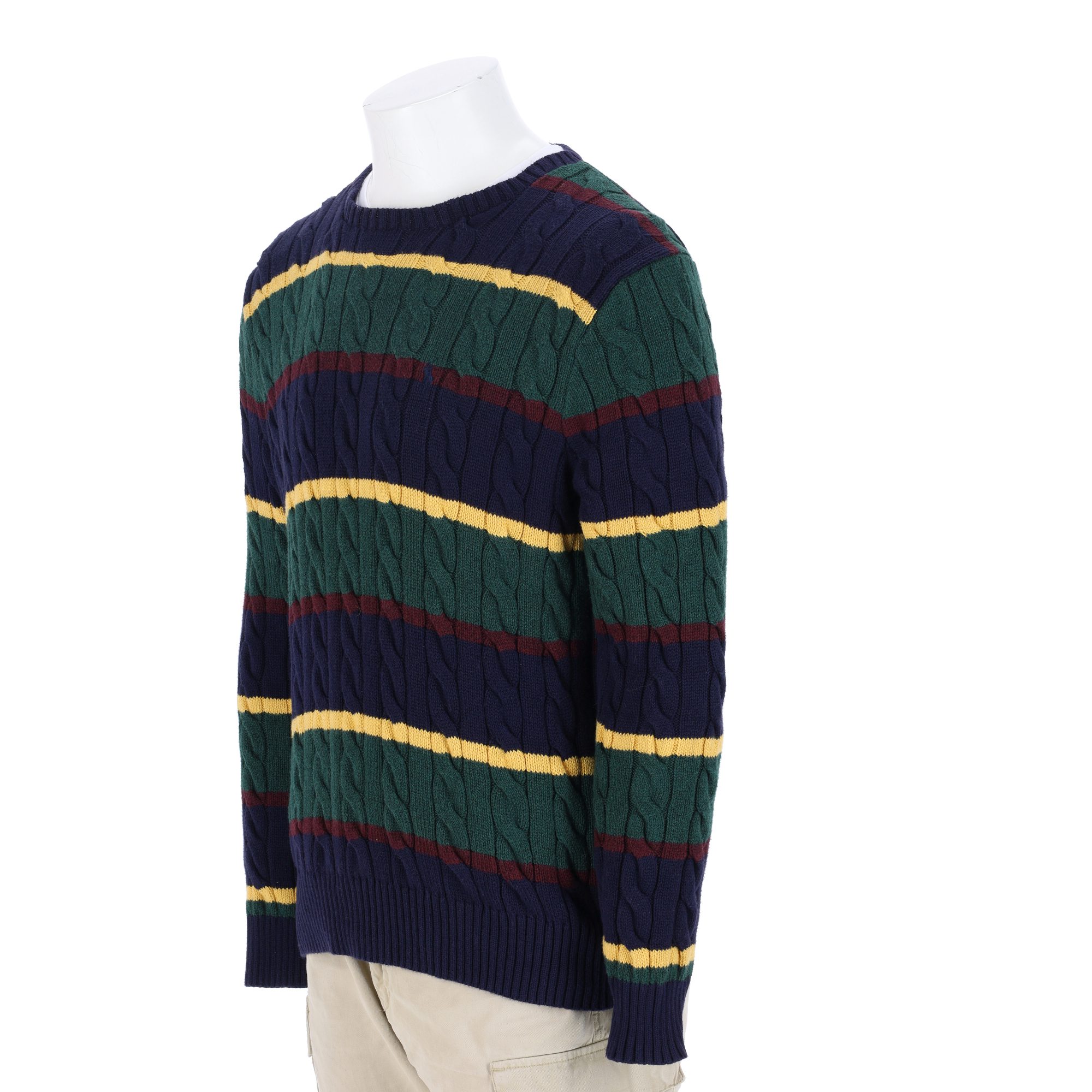 Pull Homme  Cable Knit Vert 3