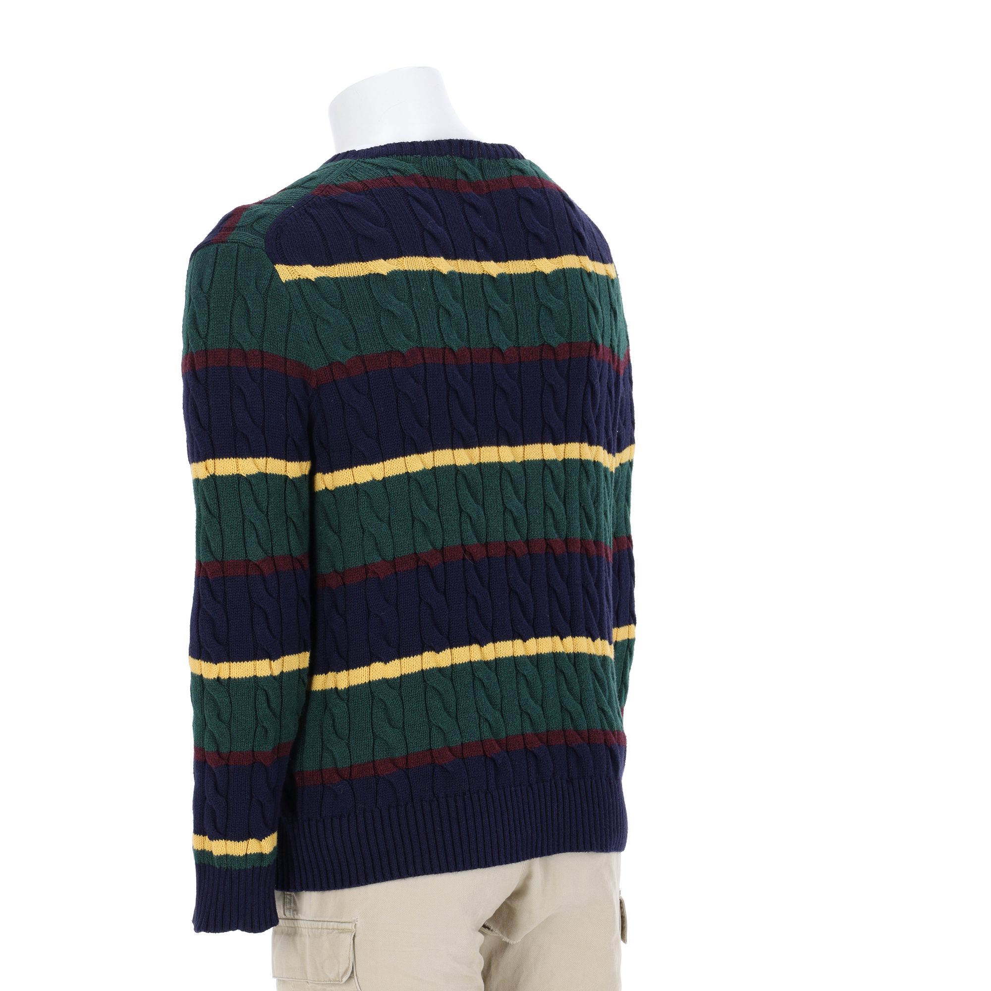 Pull Homme  Cable Knit Vert 4