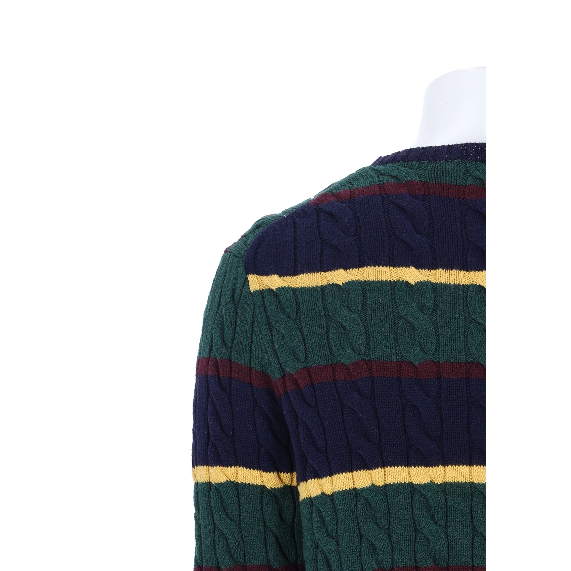 Pull Homme  Cable Knit Vert 7