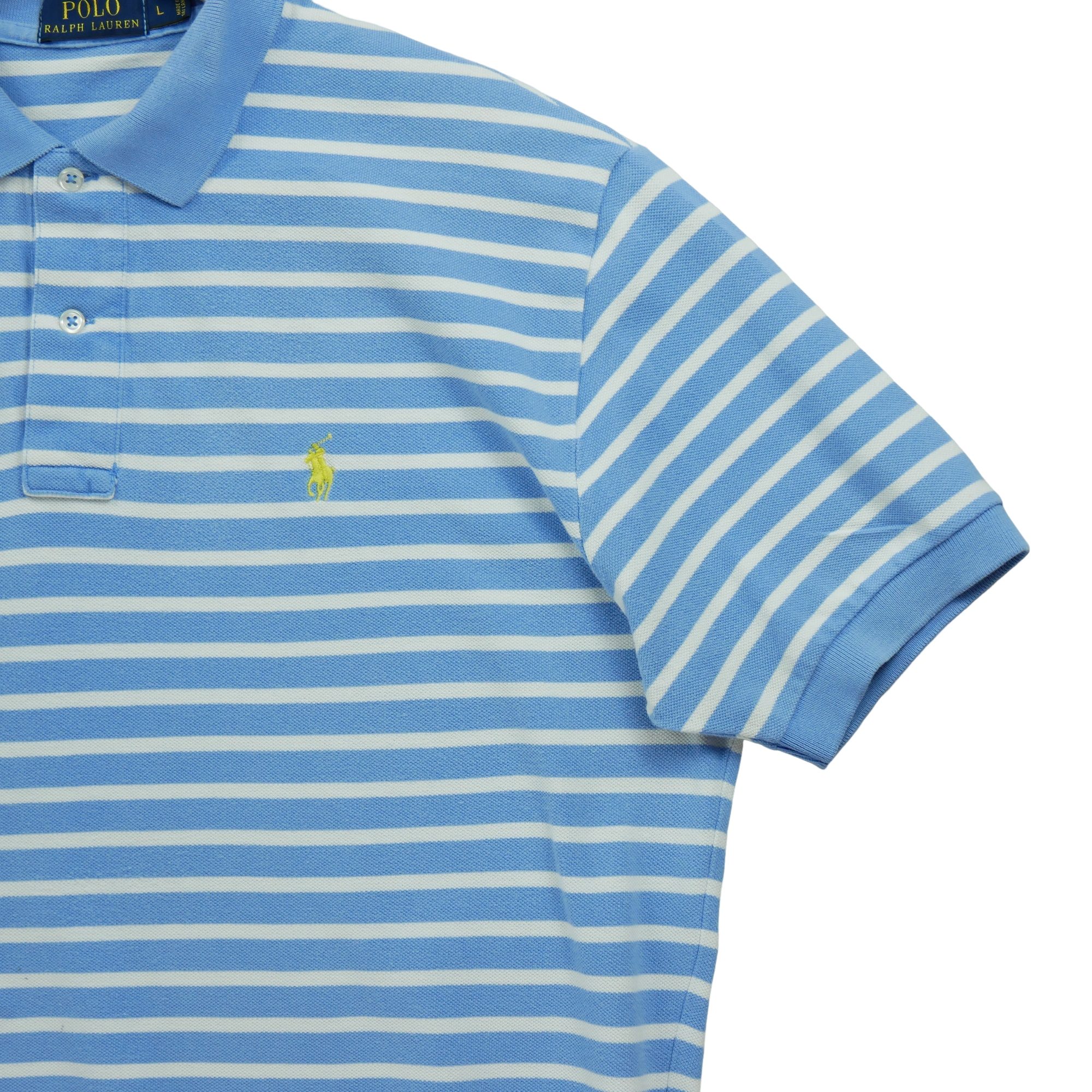 Polo manches courtes Homme  Bleu clair 4