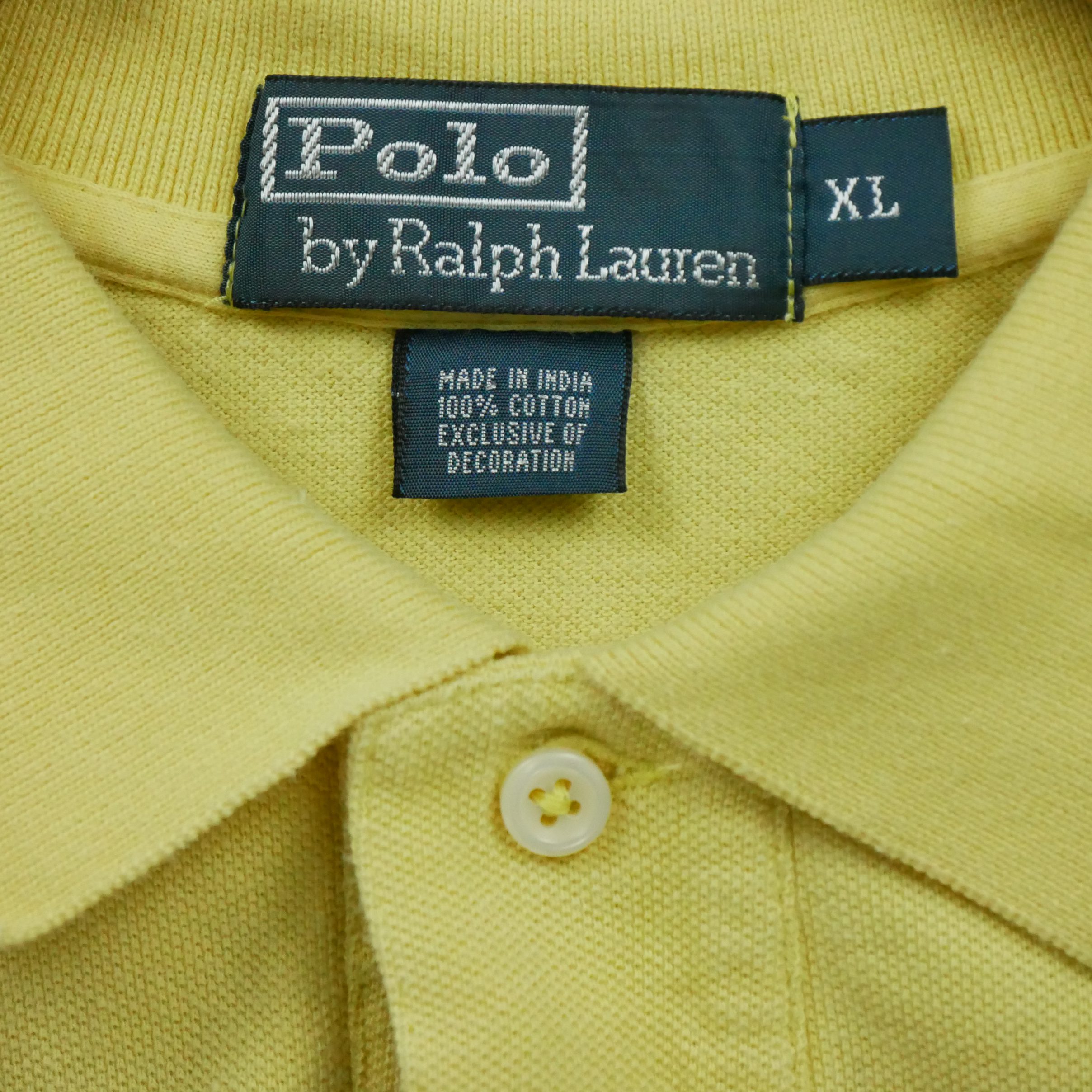 Polo manches courtes Homme  Jaune 9