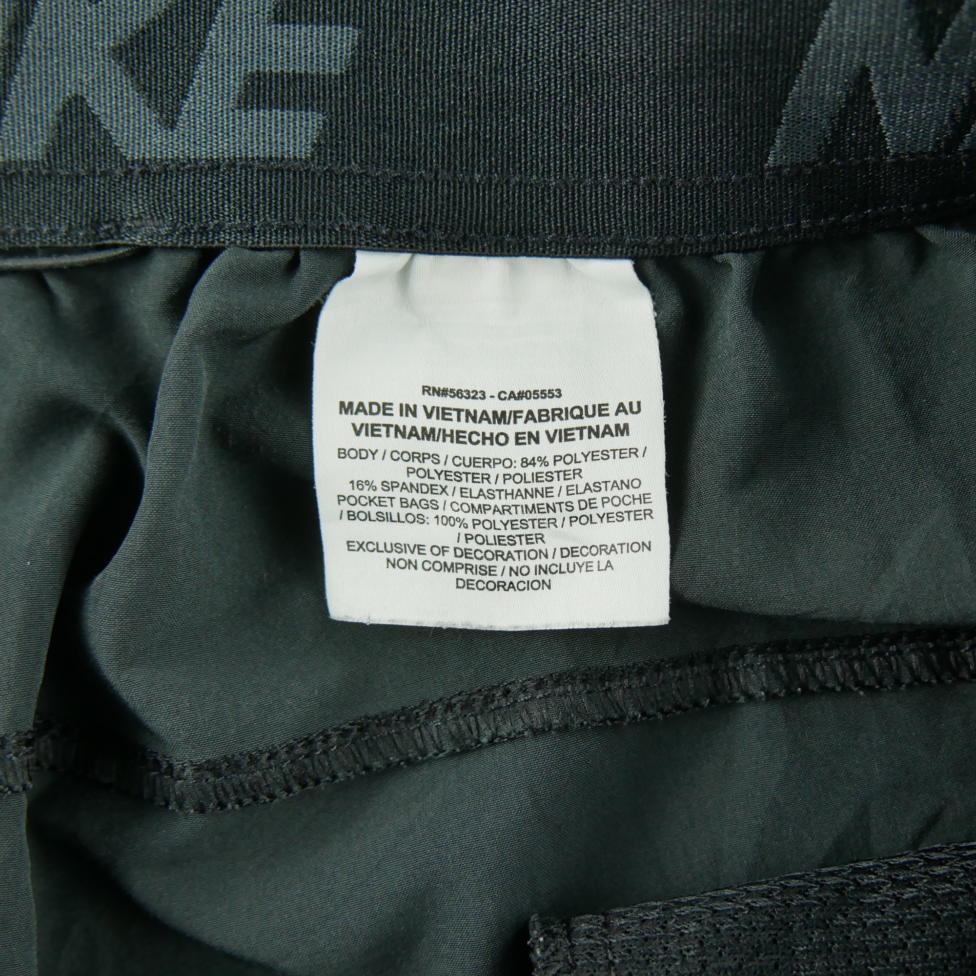 Short Homme  Noir 5
