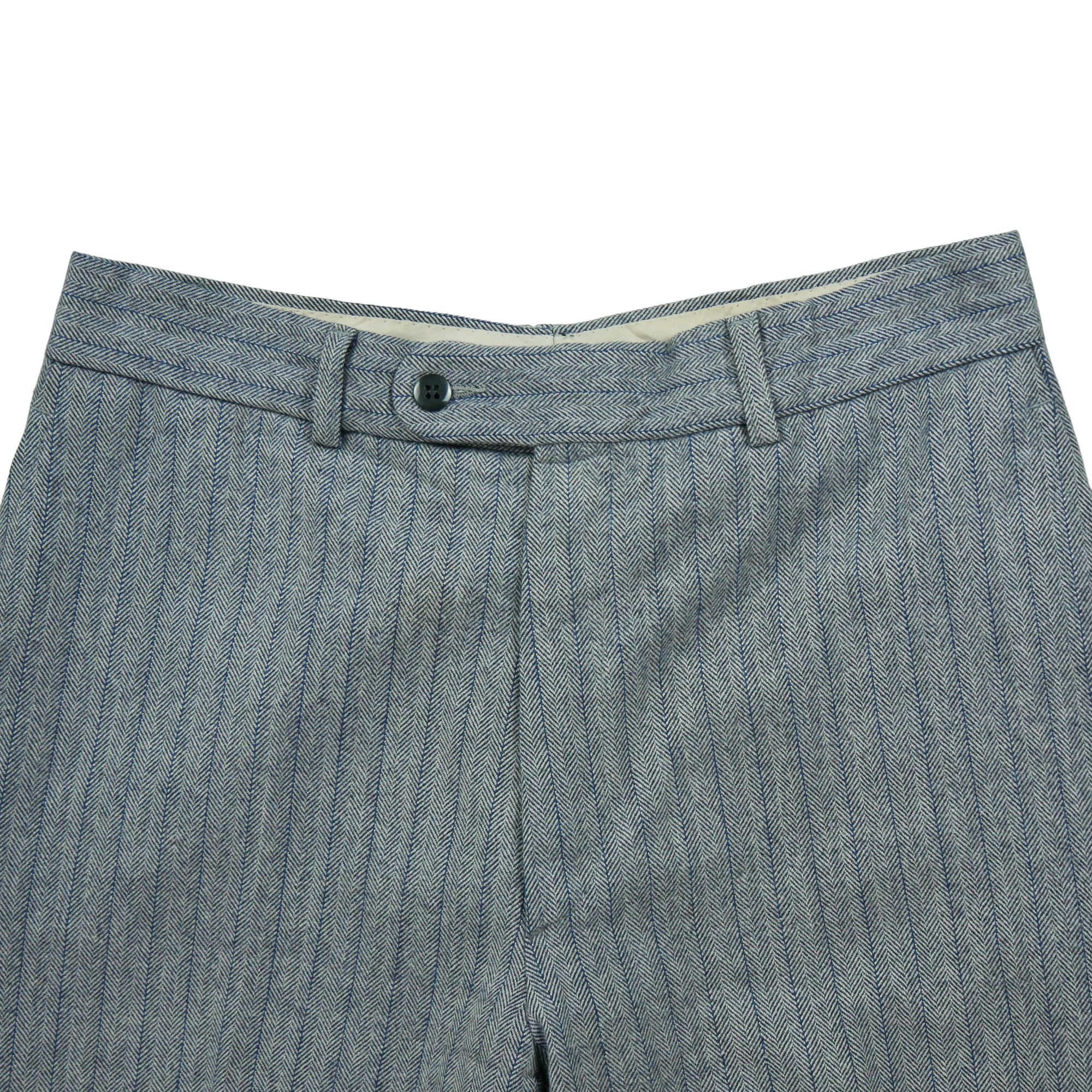 Pantalon Femme LargeIà rayure Gris 3