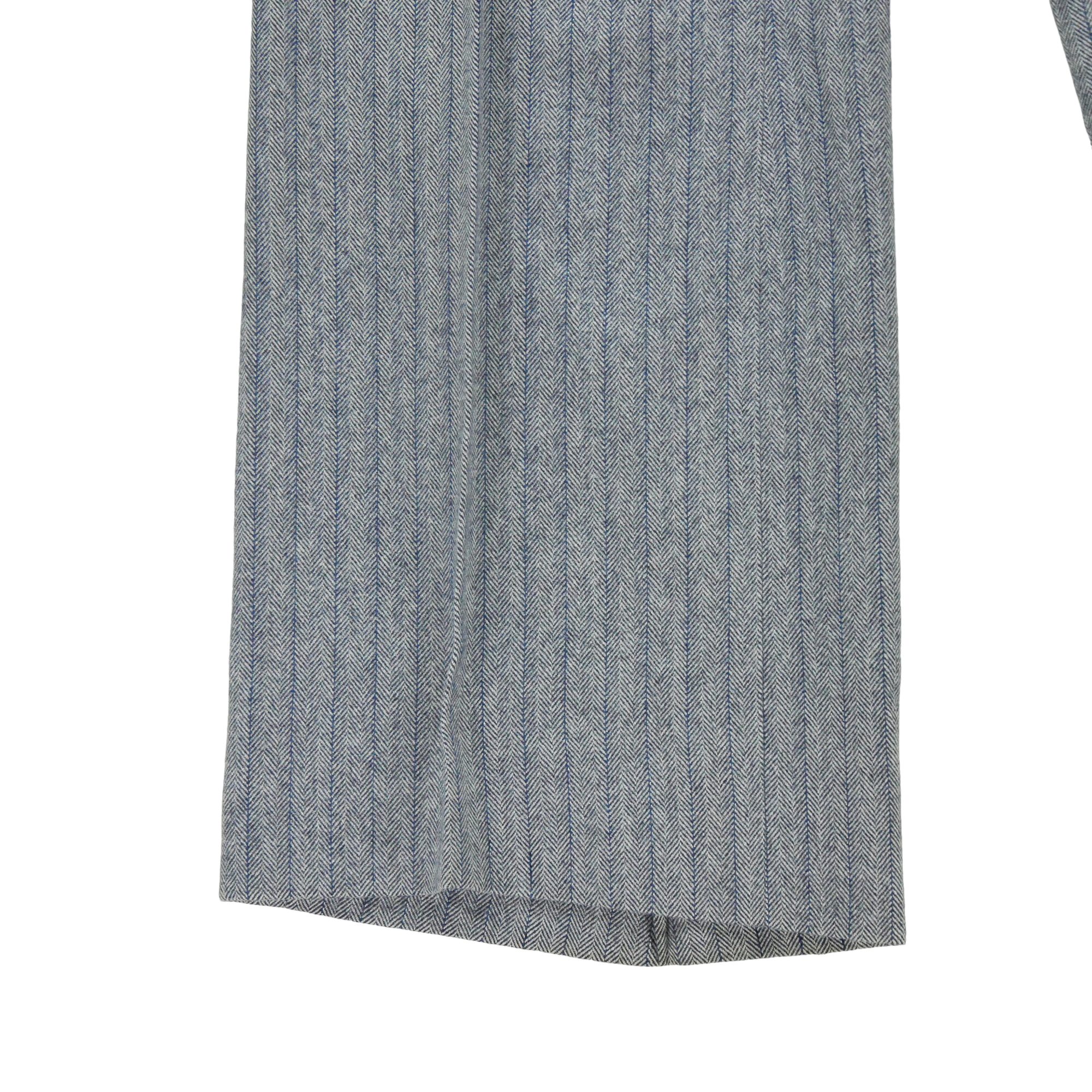 Pantalon Femme LargeIà rayure Gris 4