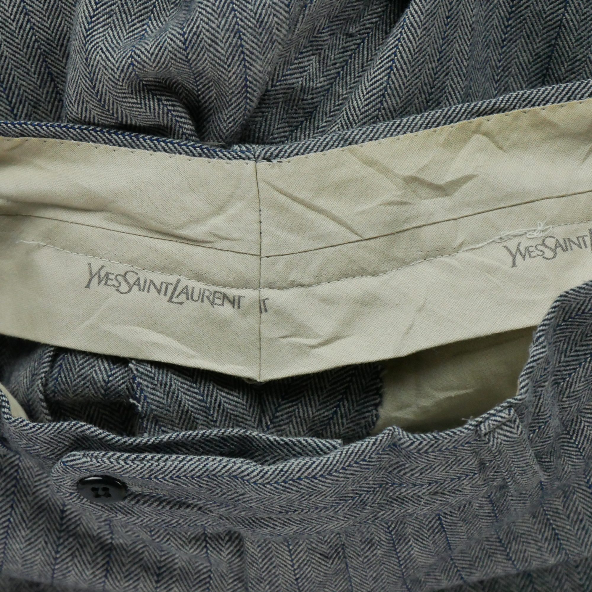 Pantalon Femme LargeIà rayure Gris 8