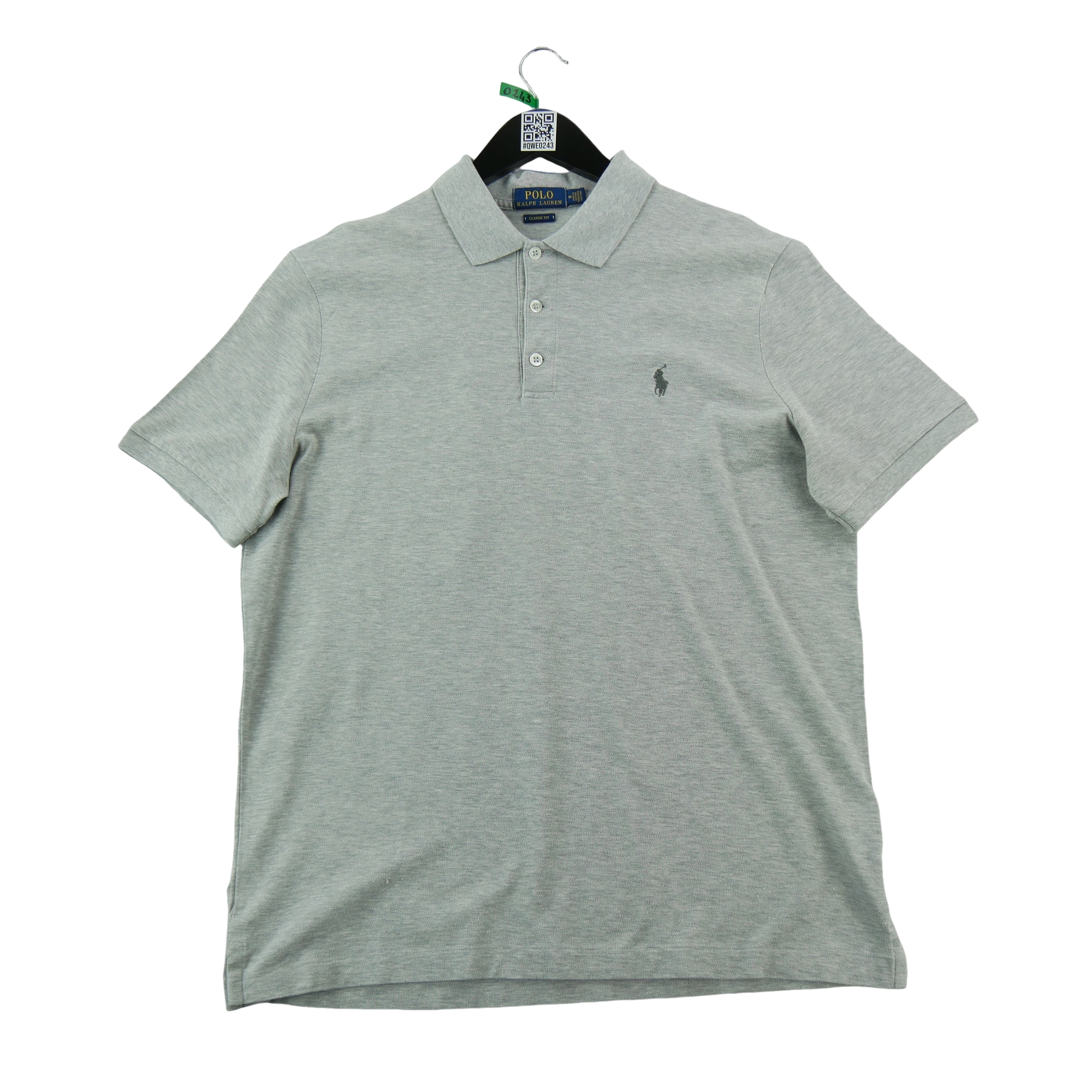 Polo manches courtes Homme  Gris 2