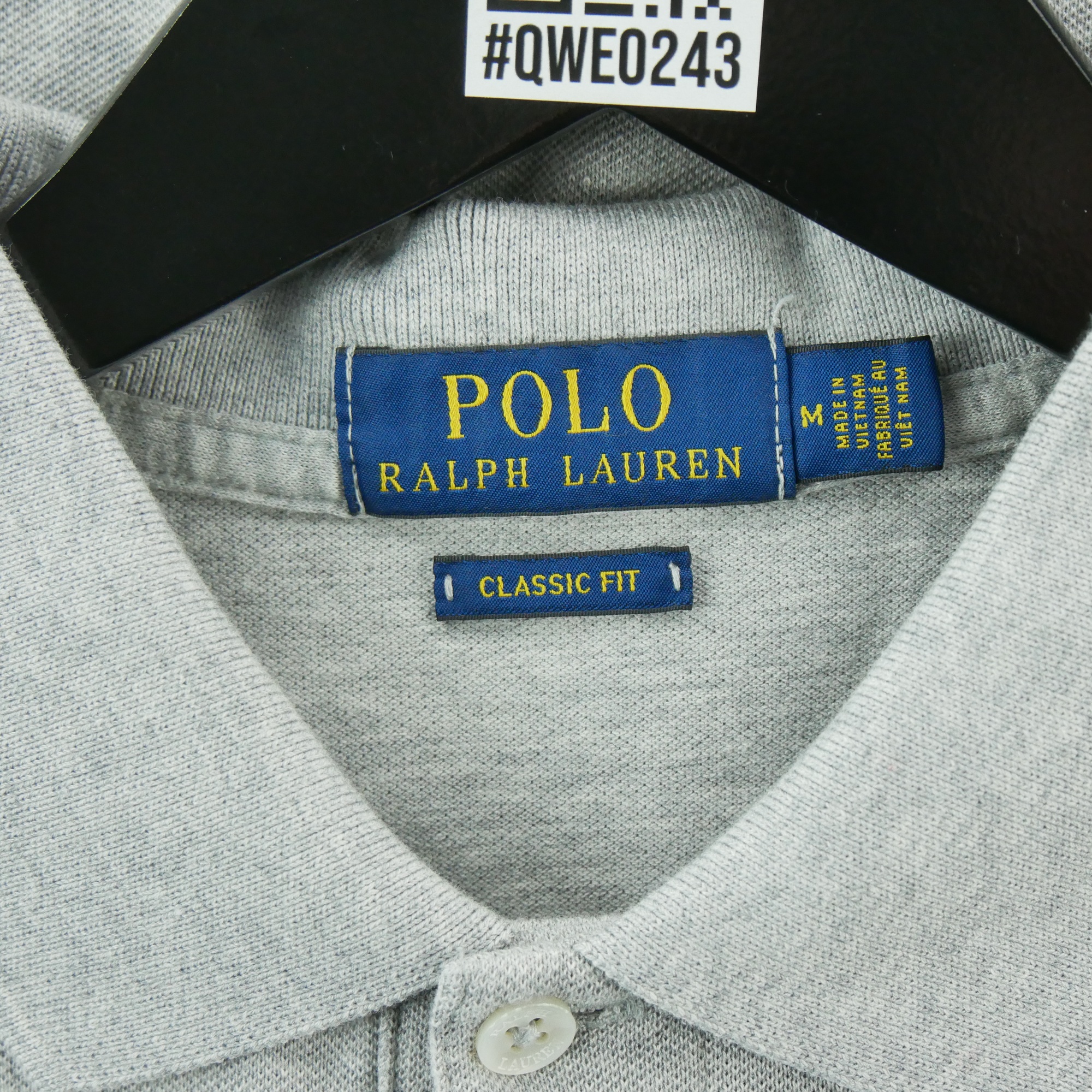 Polo manches courtes Homme  Gris 5