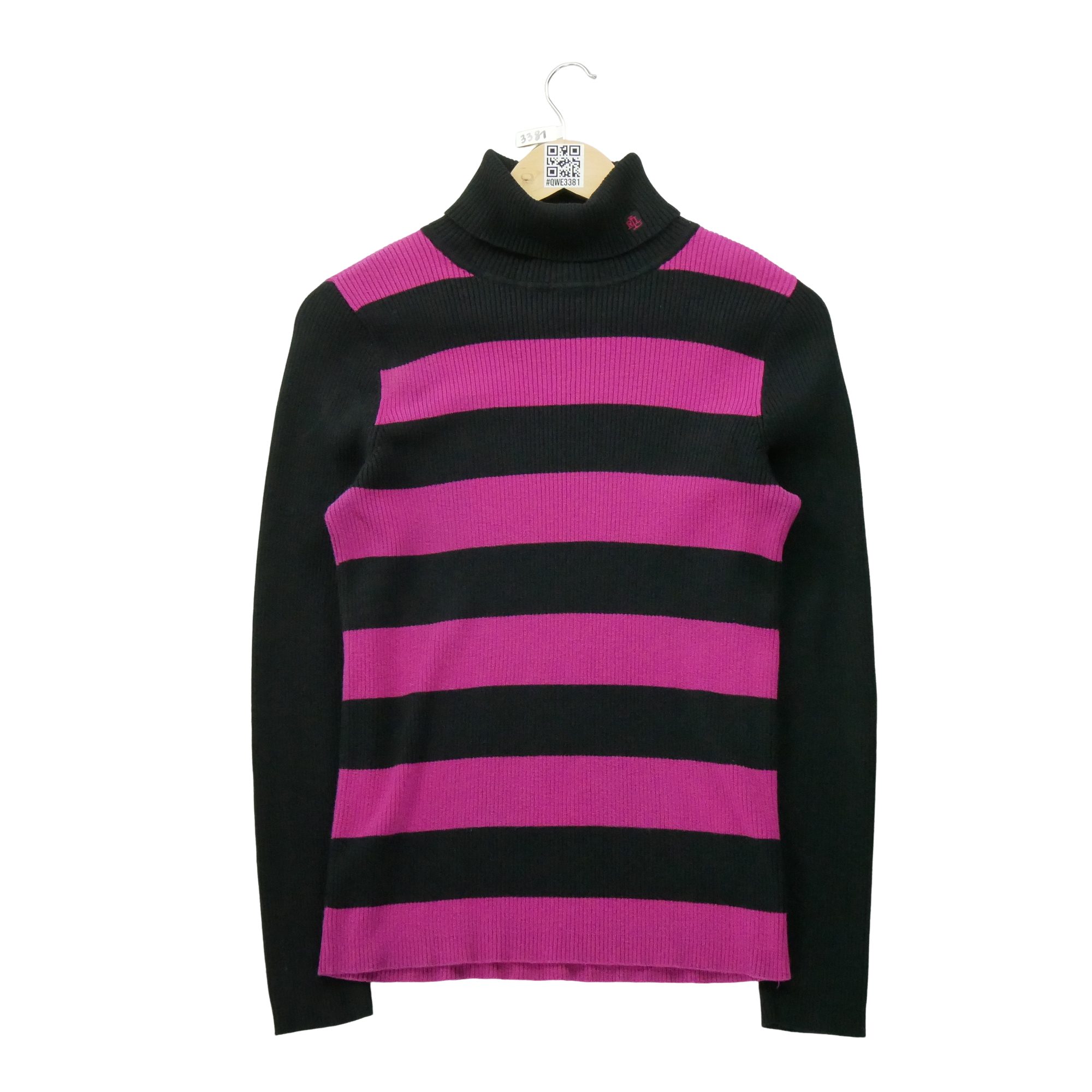 Pull Femme  col roulé Rose 1