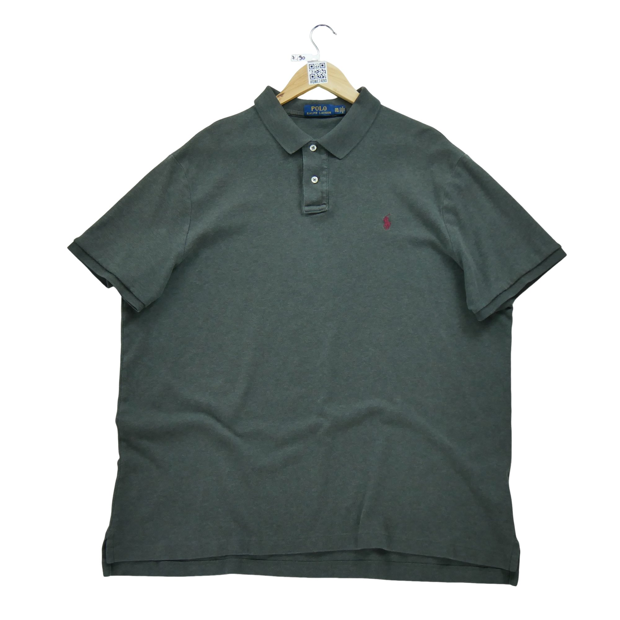Polo manches courtes Homme  Gris 2