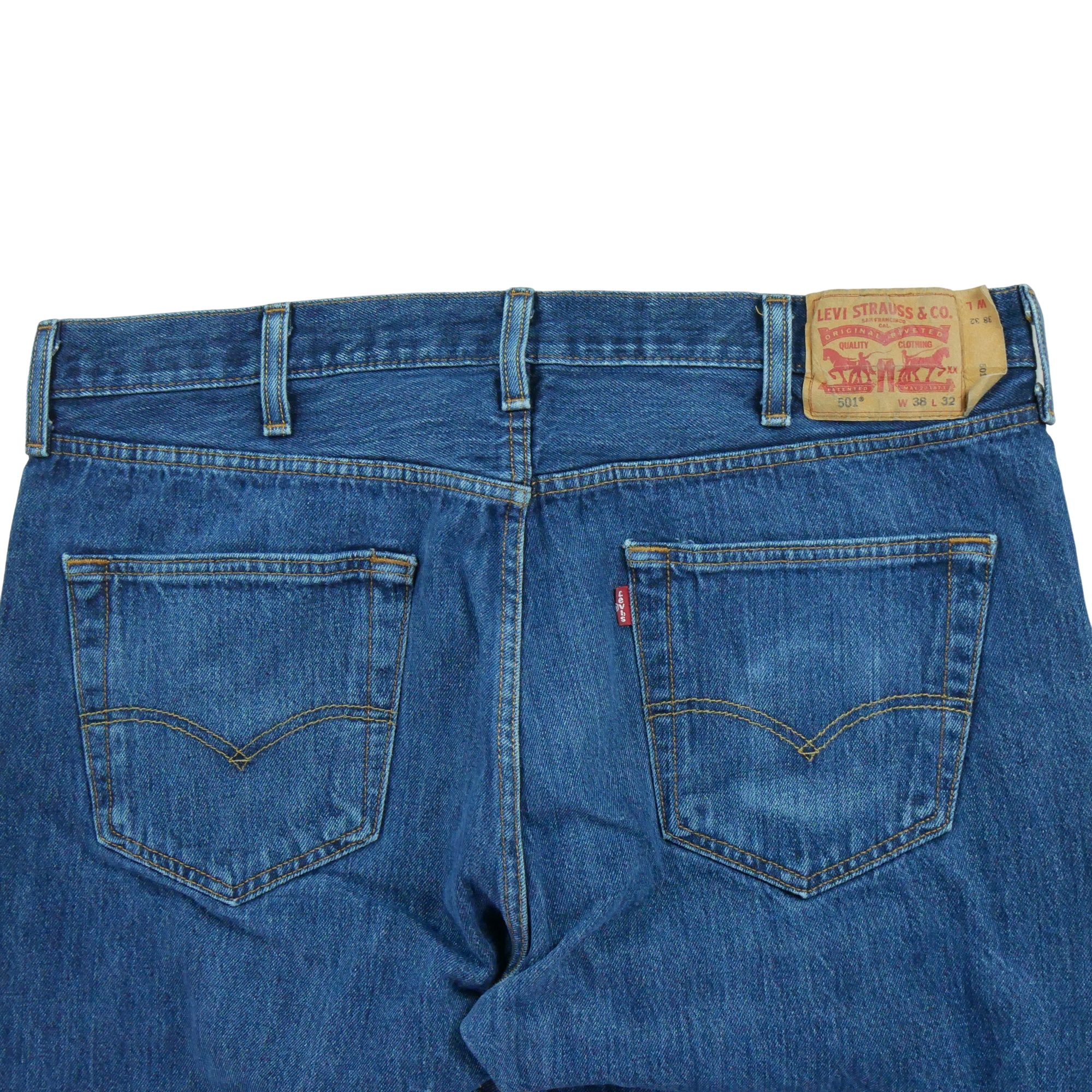 Jean Homme Levis 501 Bleu 4