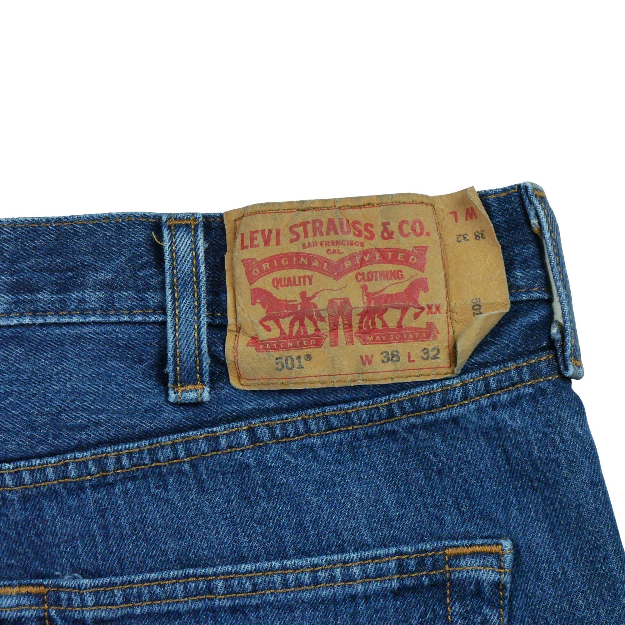 Jean Homme Levis 501 Bleu 7