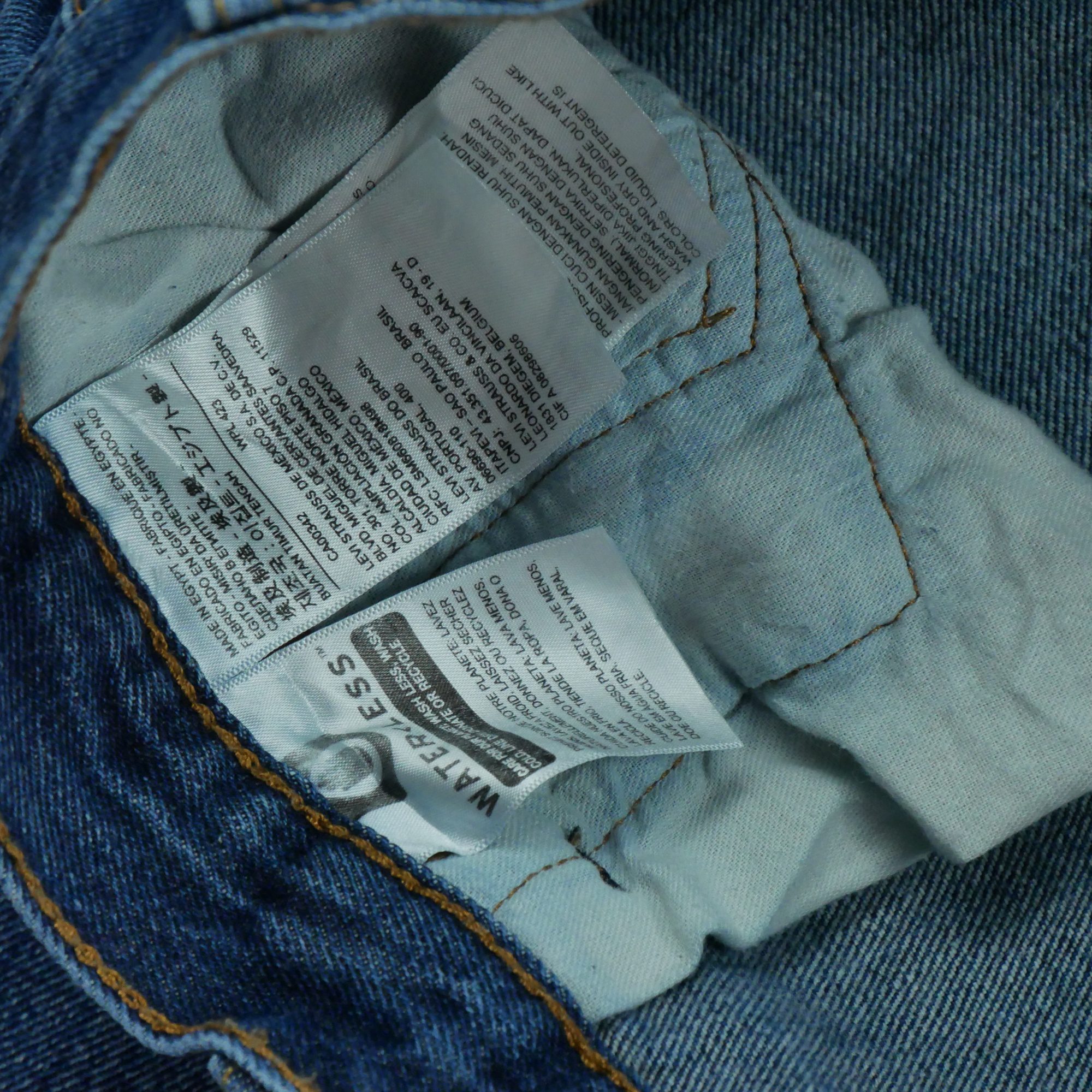 Jean Homme Levis 501 Bleu 8